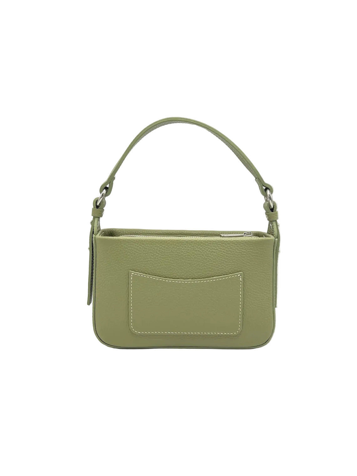 Small Genuine Leather Shoulder Bag, Made in Italy, art. 112753