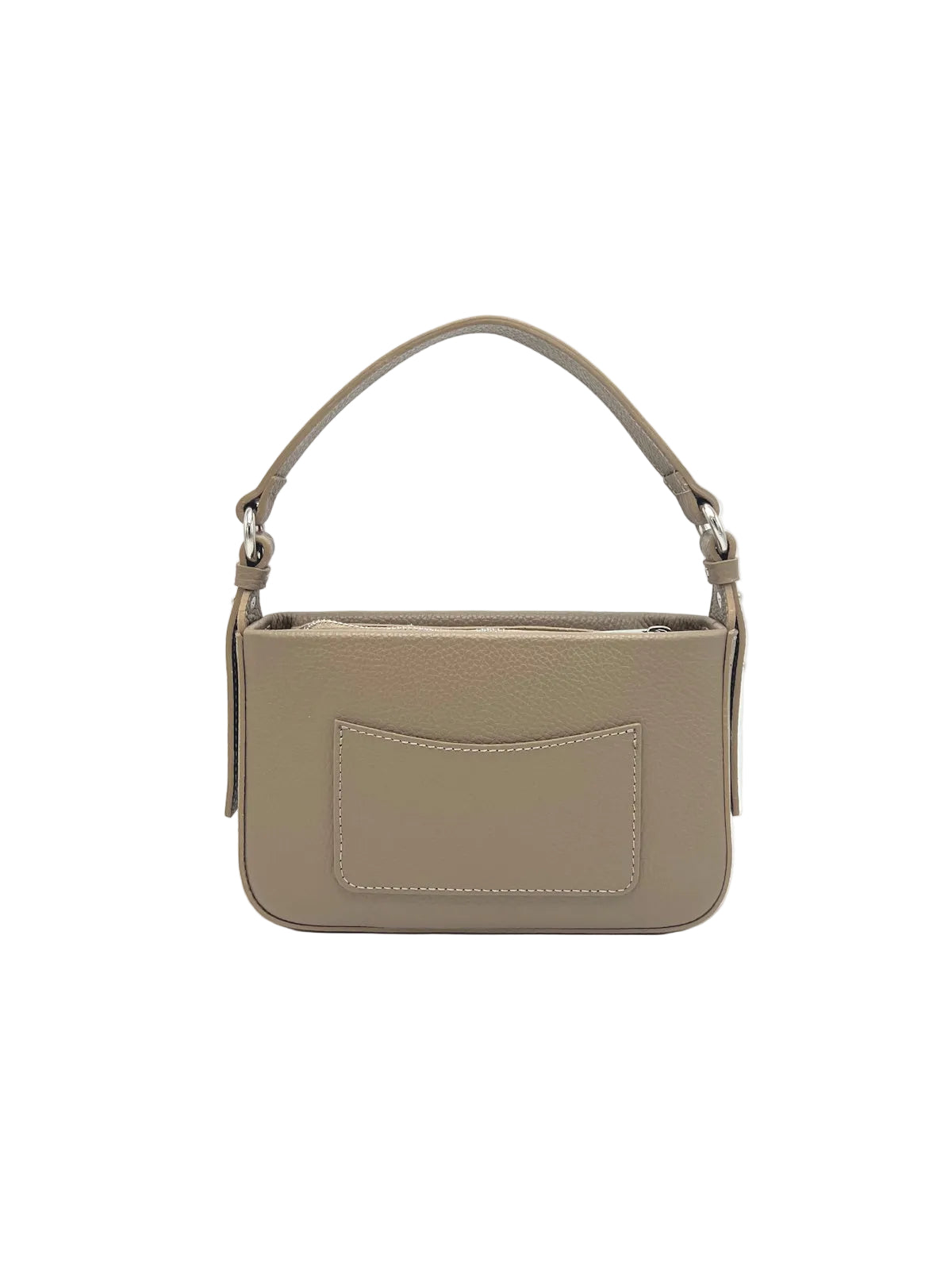 Small Genuine Leather Shoulder Bag, Made in Italy, art. 112753