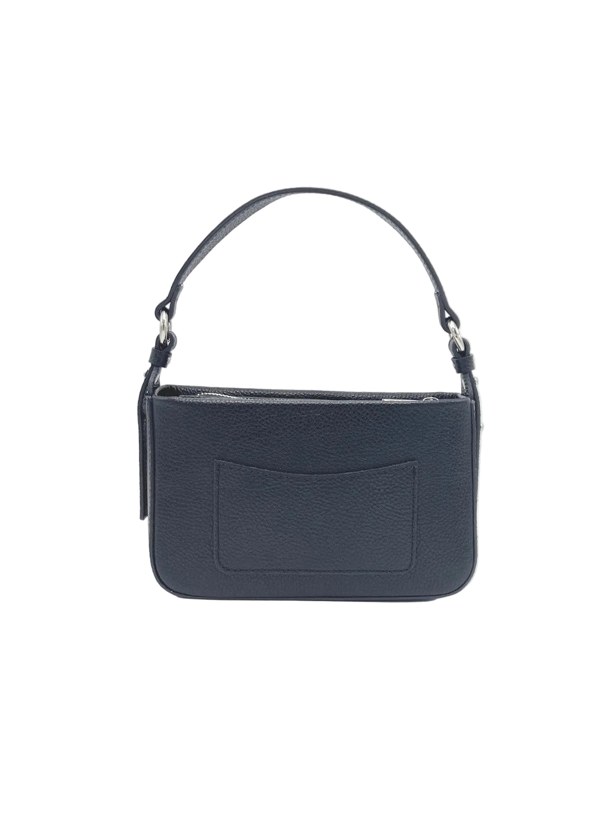 Small Genuine Leather Shoulder Bag, Made in Italy, art. 112753