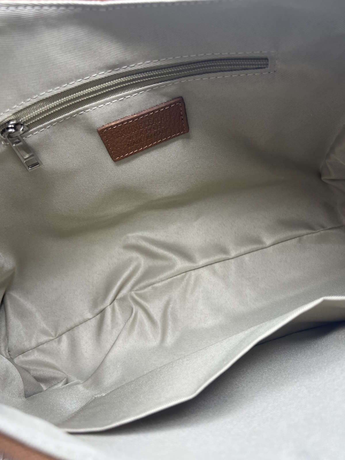 Suede and Genuine Leather shoulder bag with strap, Made in Italy, art. 112754