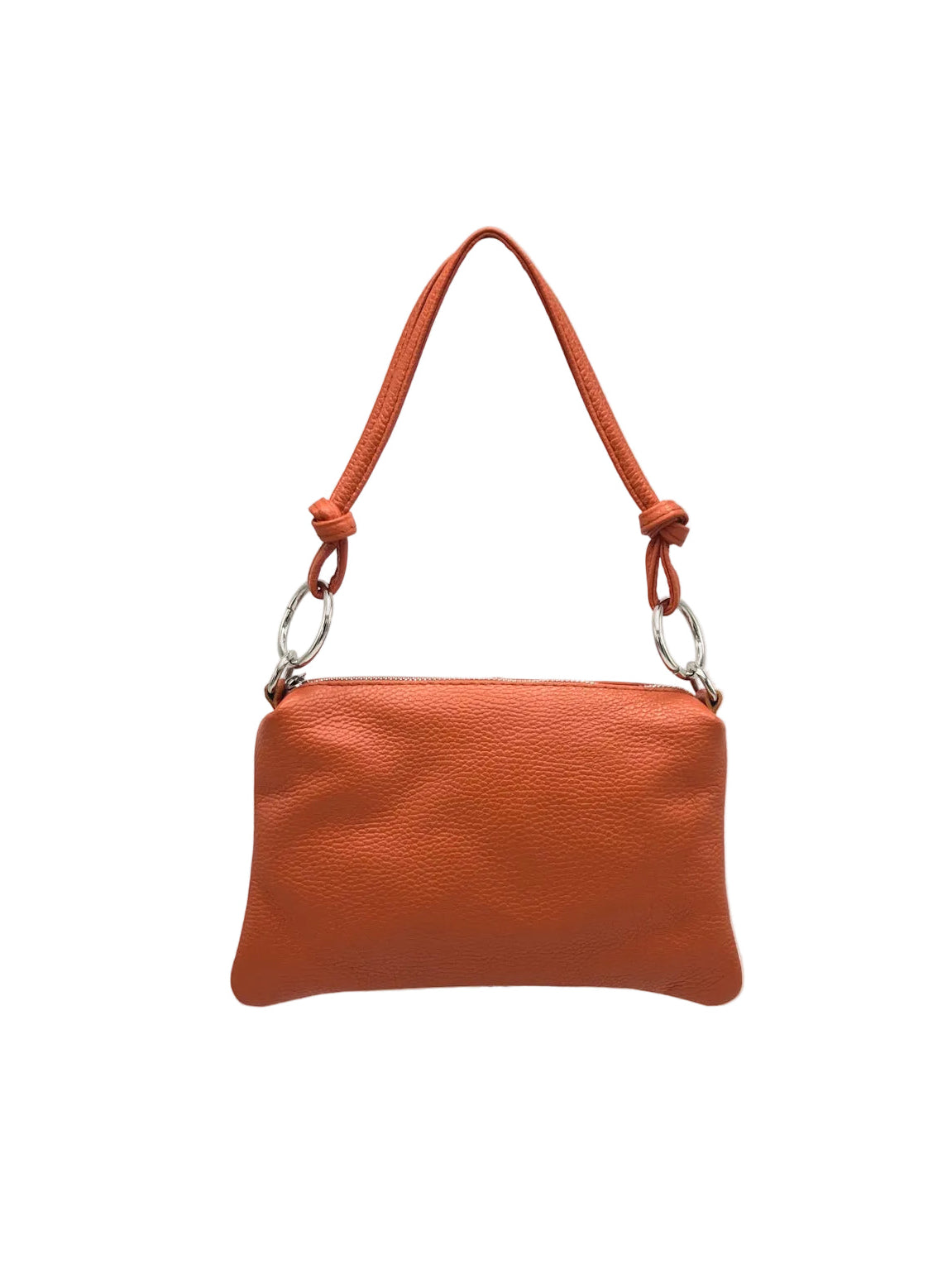 Women's Genuine Leather Handbag with Removable Strap, Made in Italy, art. 112711
