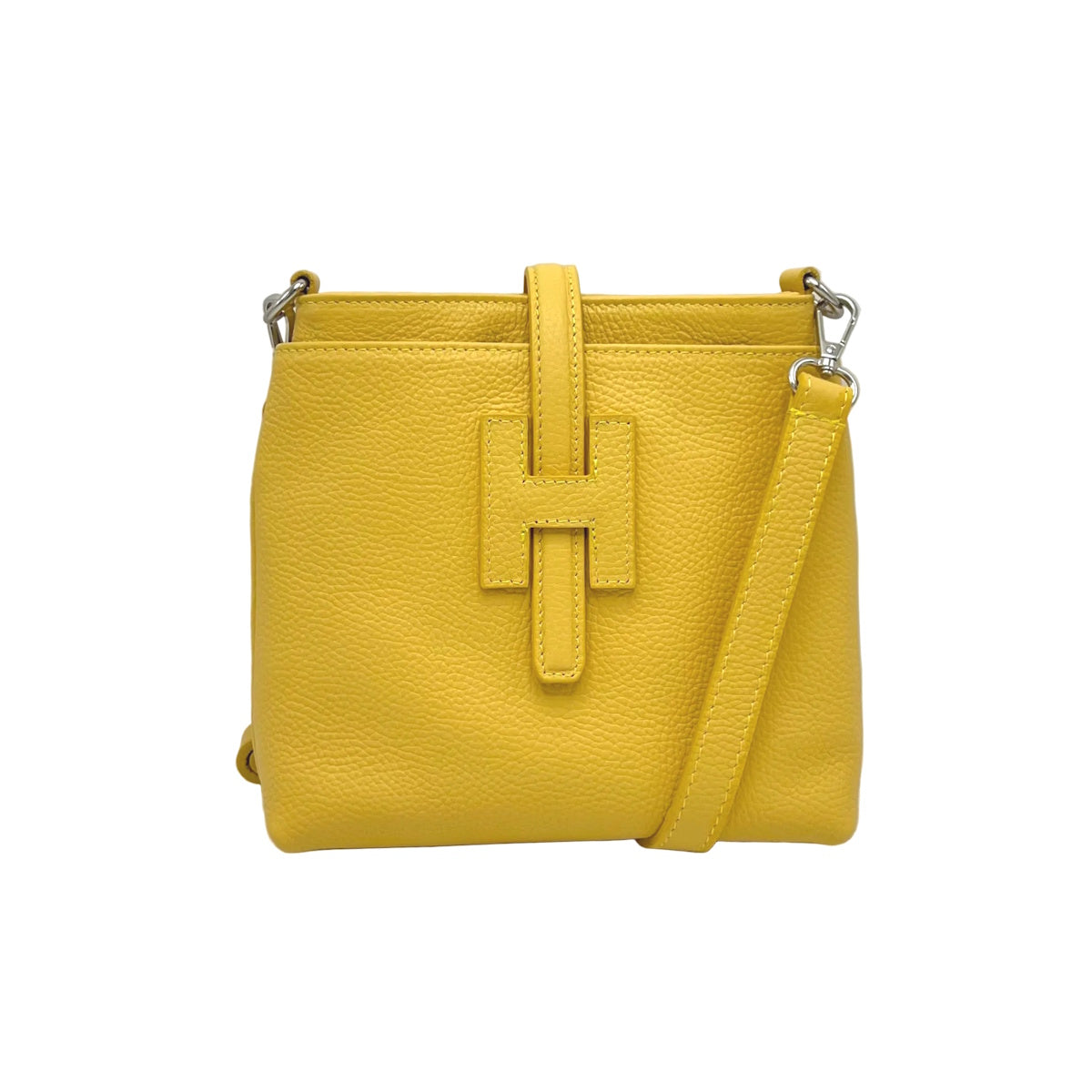 Collezione estiva, borsa a tracolla in vera pelle, Made in Italy, art. 112562