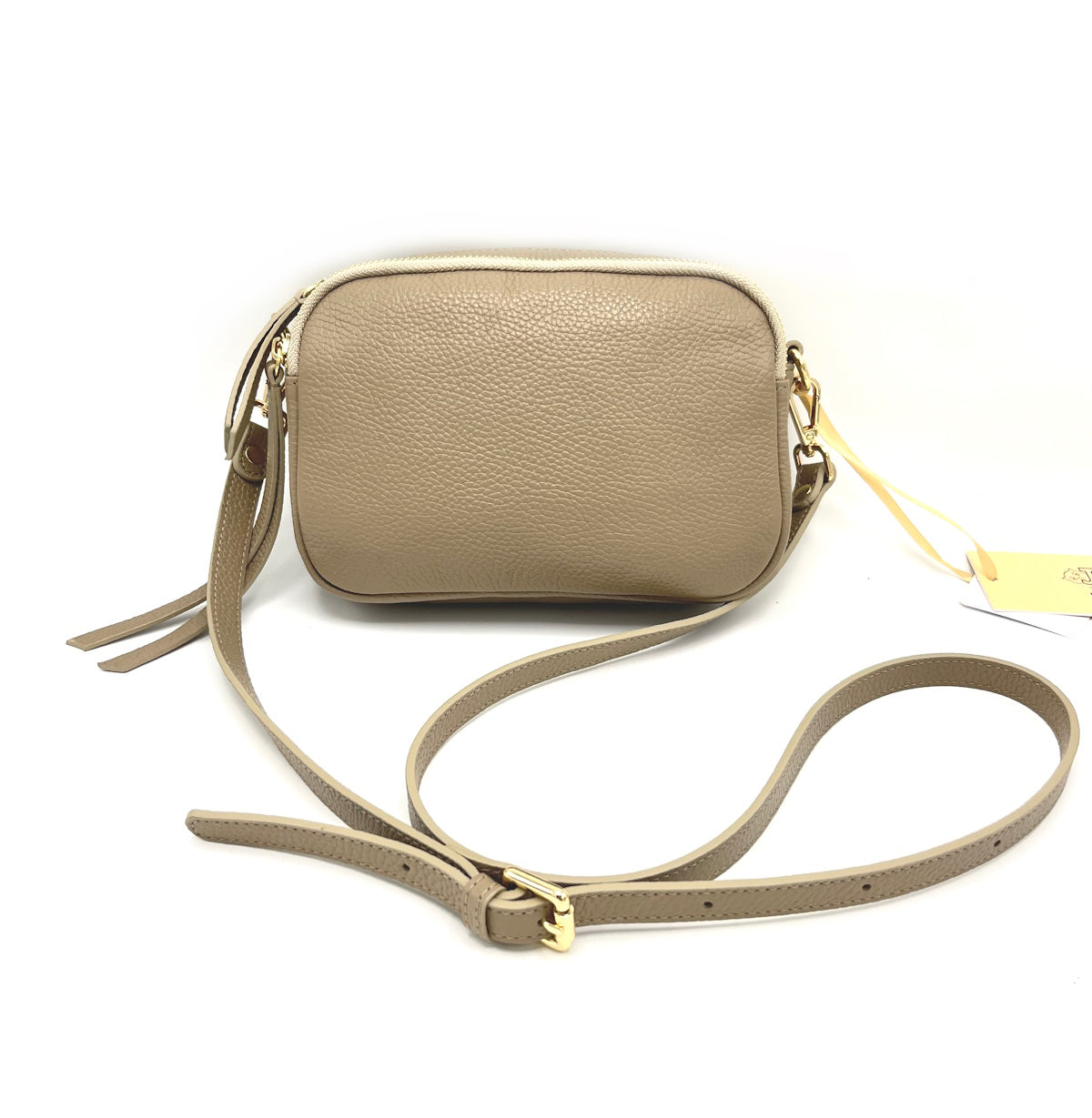 Genuine leather shoulder bag, for women, made in Italy, art. 112411