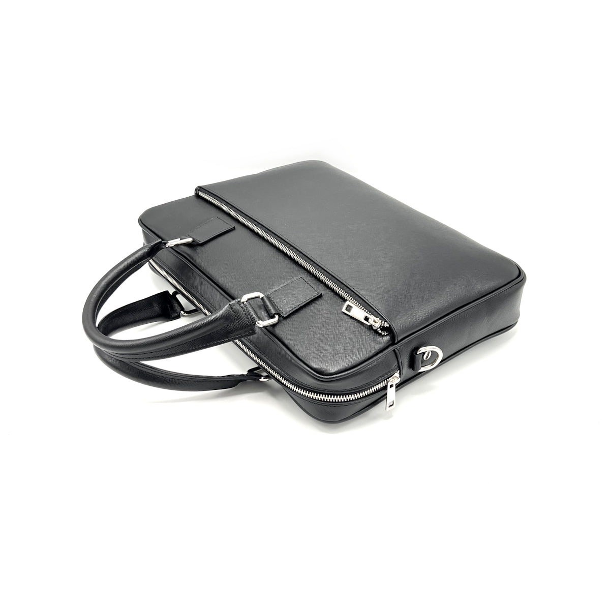 Saffiano leather office bag for men, Made in Italy, art. 112632