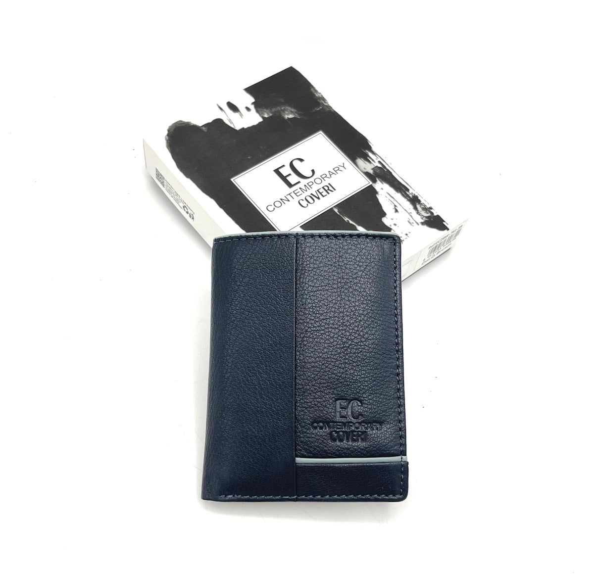 Genuine leather wallet, EC COVERI, for men, art. EC24761-59