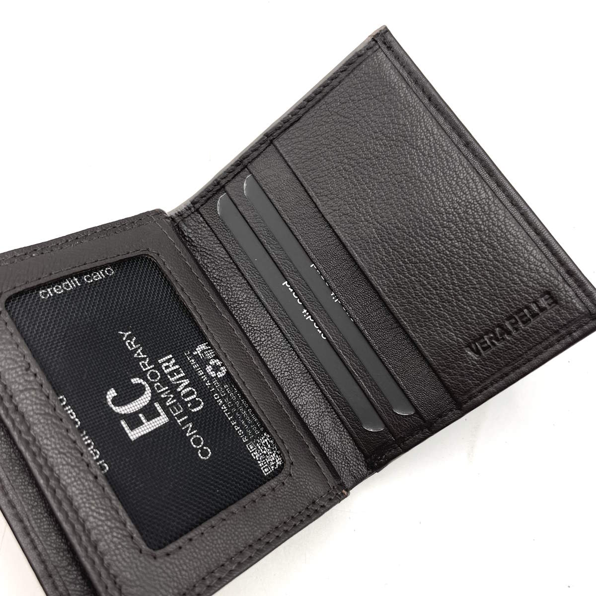 Genuine leather wallet, EC COVERI, for men, art. EC24761-52