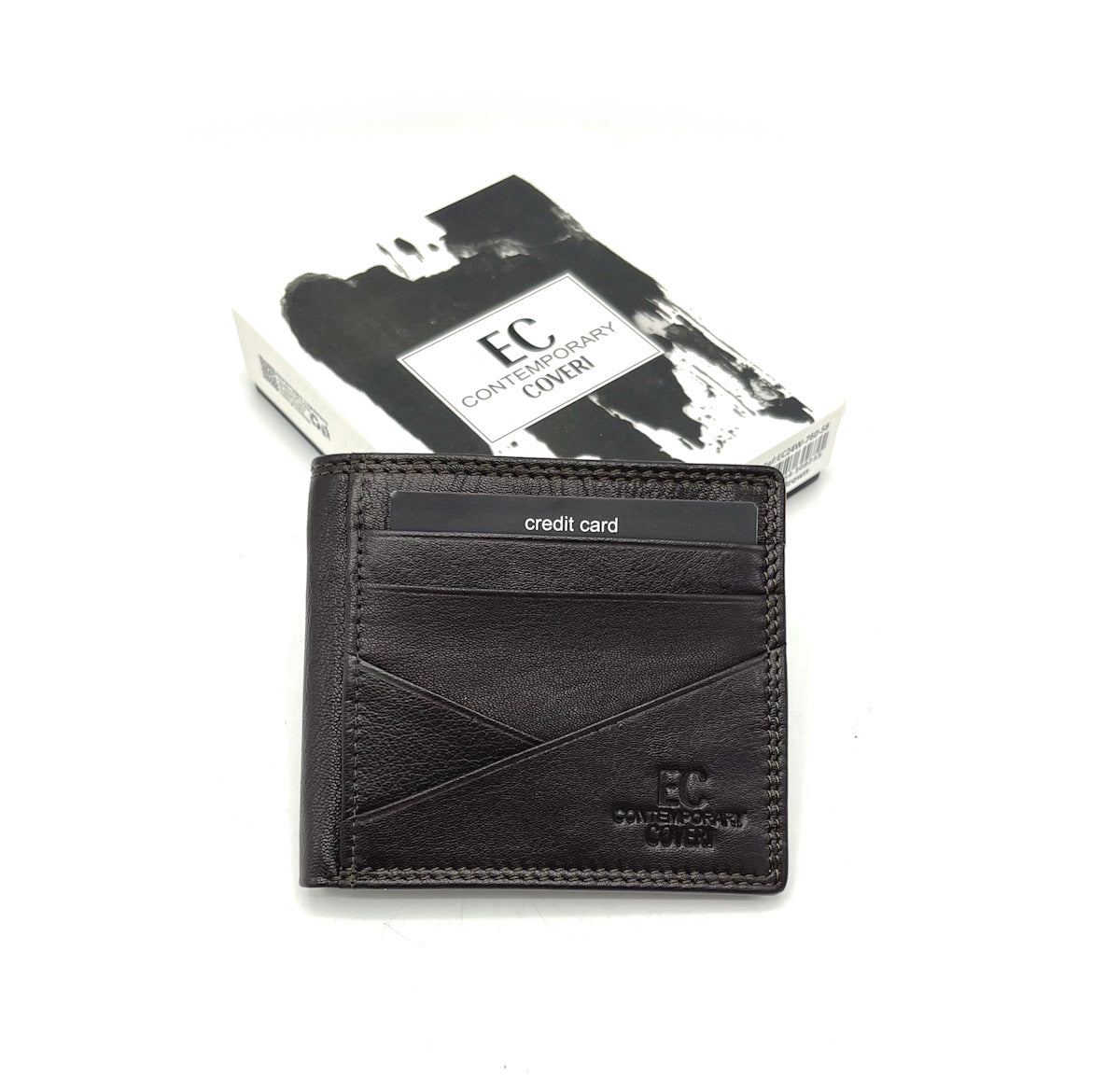 Genuine leather card holder, EC COVERI, for men, art. EC24760-58