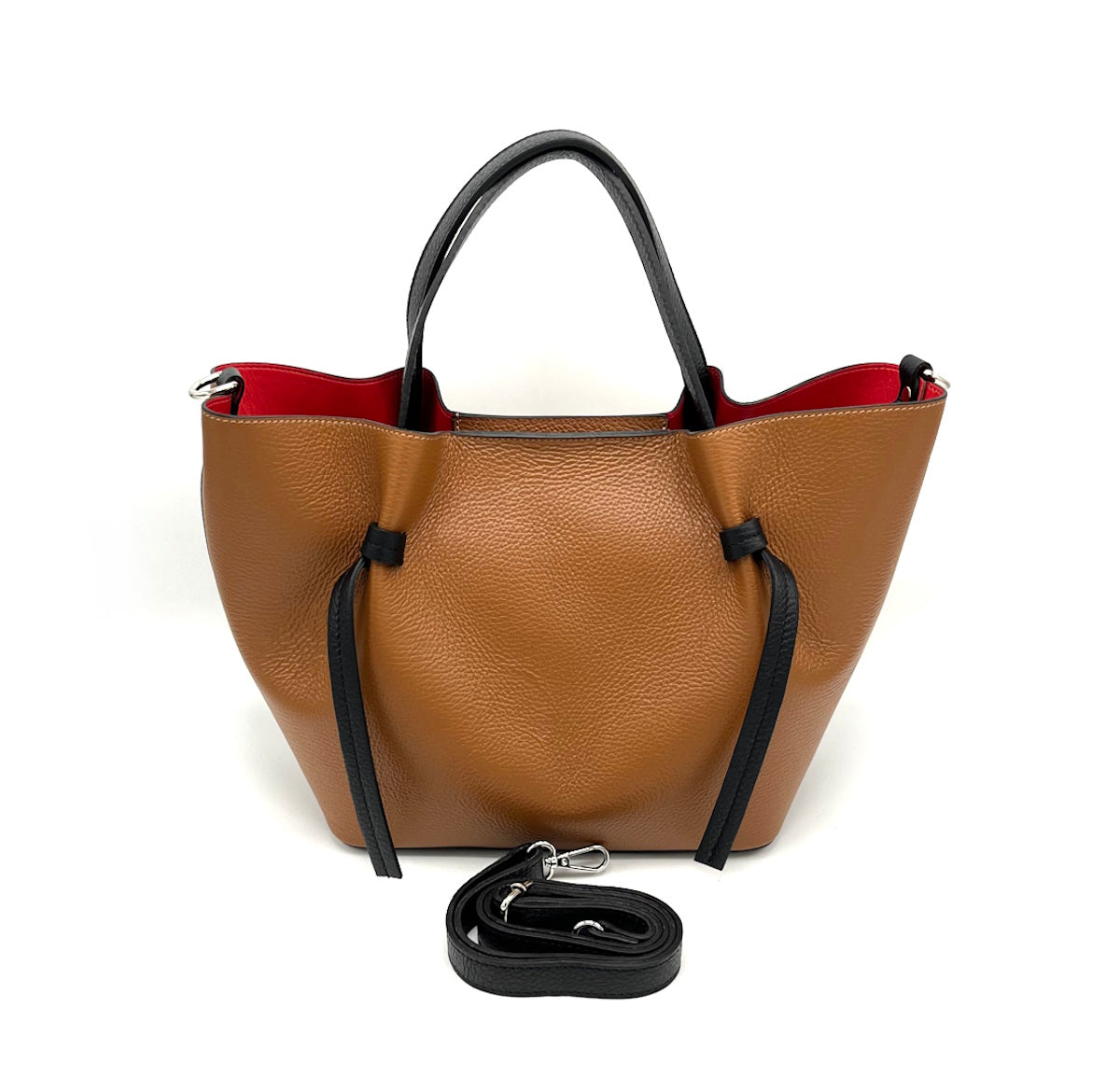 Genuine leather tote bag, Made in Italy, art. 112510