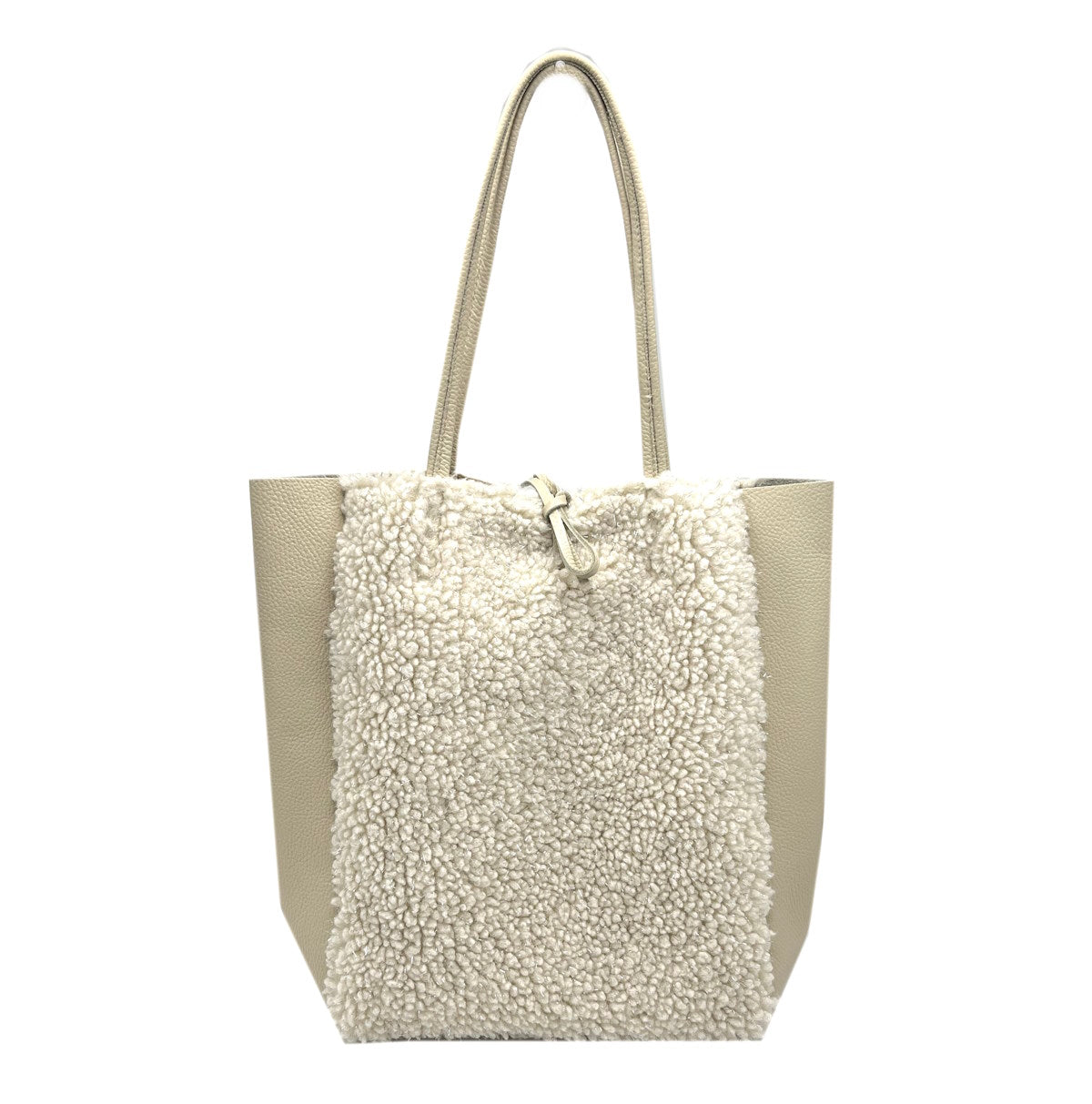 Borsa tote in vera pelle, Made in Italy, art. 112511