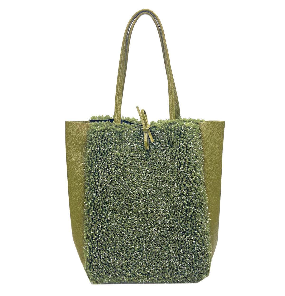 Borsa tote in vera pelle, Made in Italy, art. 112511