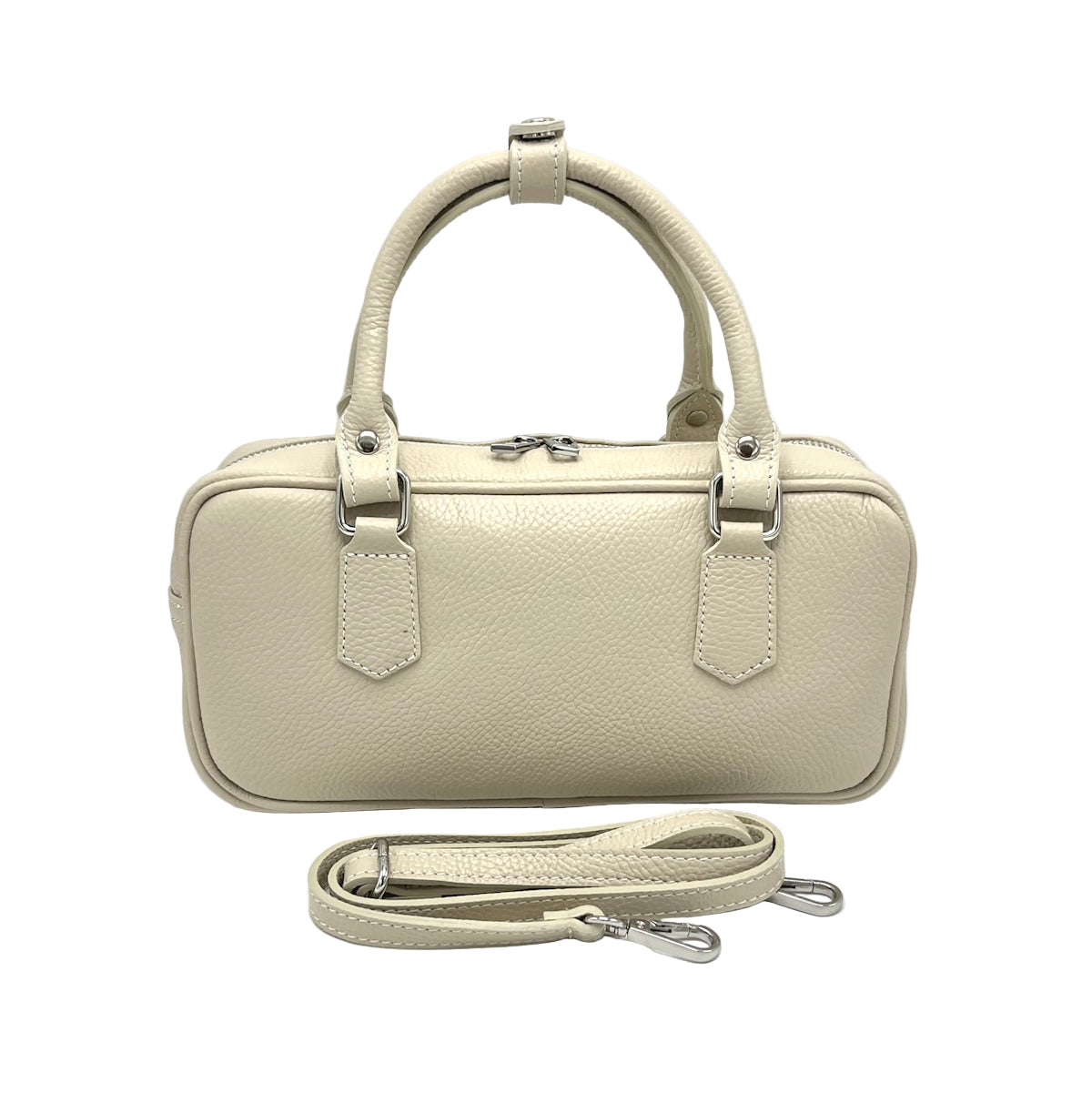 Genuine leather shoulder bag, Made in Italy, art. 112513