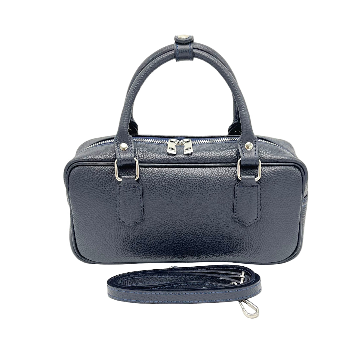 Genuine leather shoulder bag, Made in Italy, art. 112513