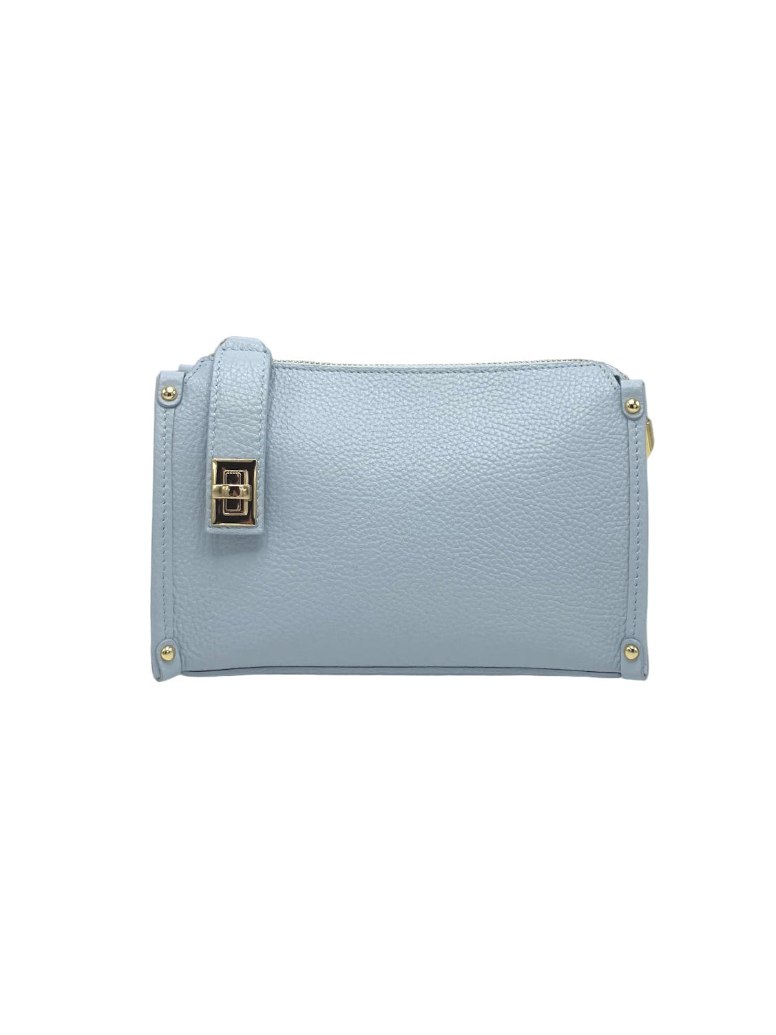 Genuine Leather Boxy Crossbody Bag, Made in Italy, art. 112759