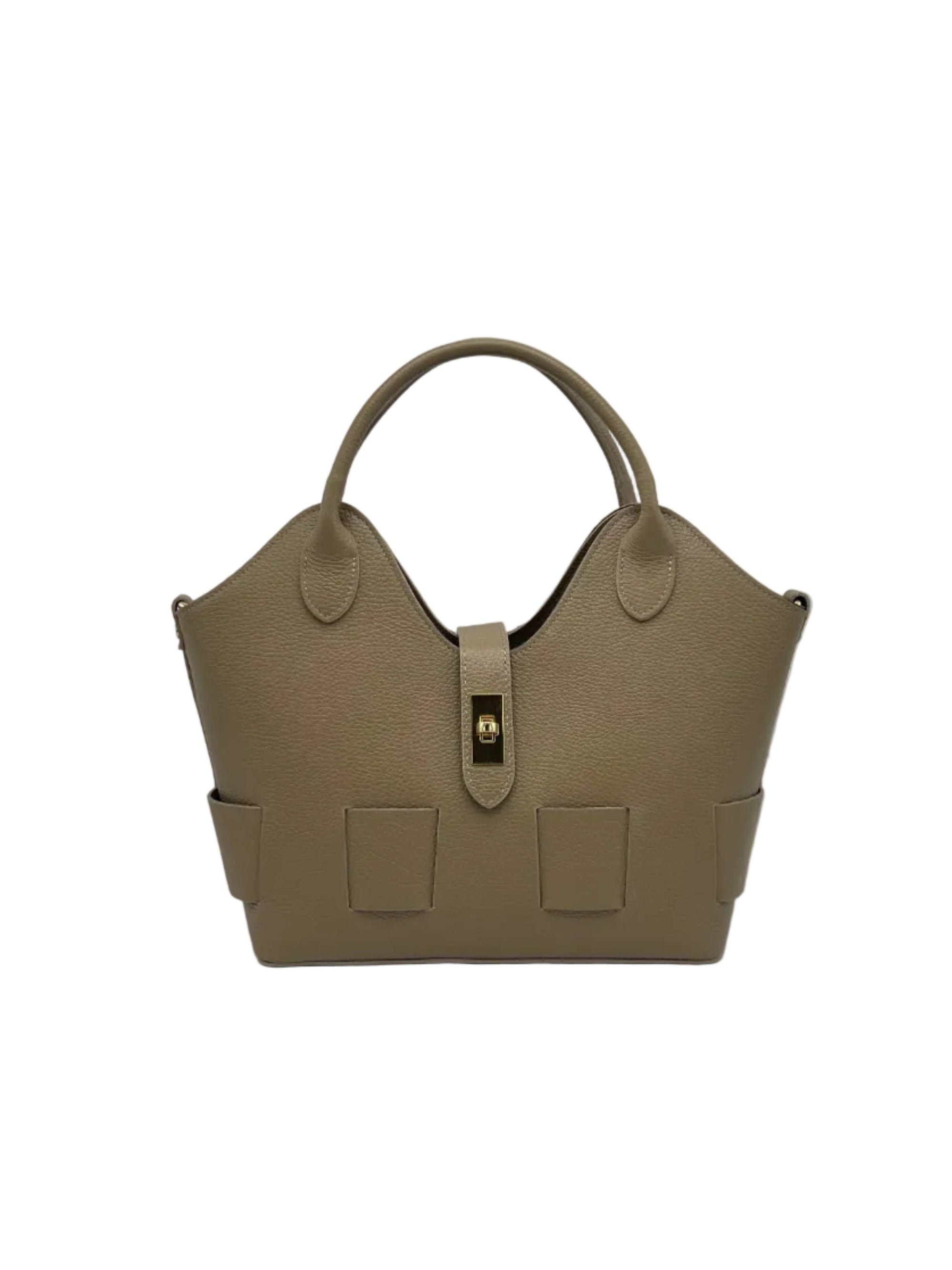 Borsa a tracolla in vera pelle, Made in Italy, art. 112599