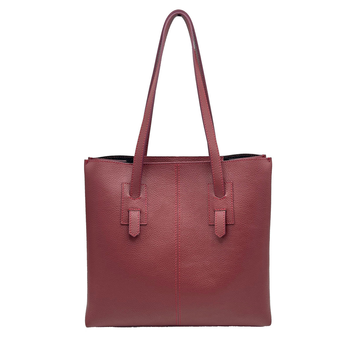 Borsa tote in vera pelle, Made in Italy, art. 112473