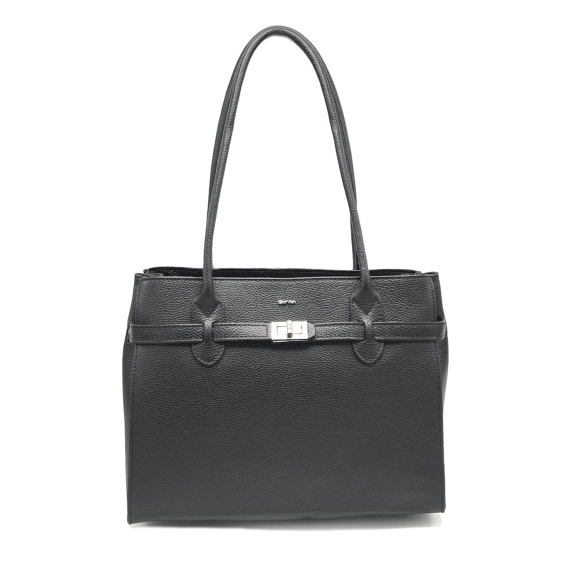 Genuine leather shoulder bag, Made in Italy, art. 112429GV