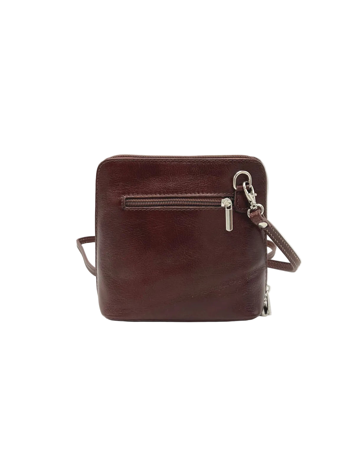 Genuine Leather Shoulder Bag, Made in Italy, art. 112758