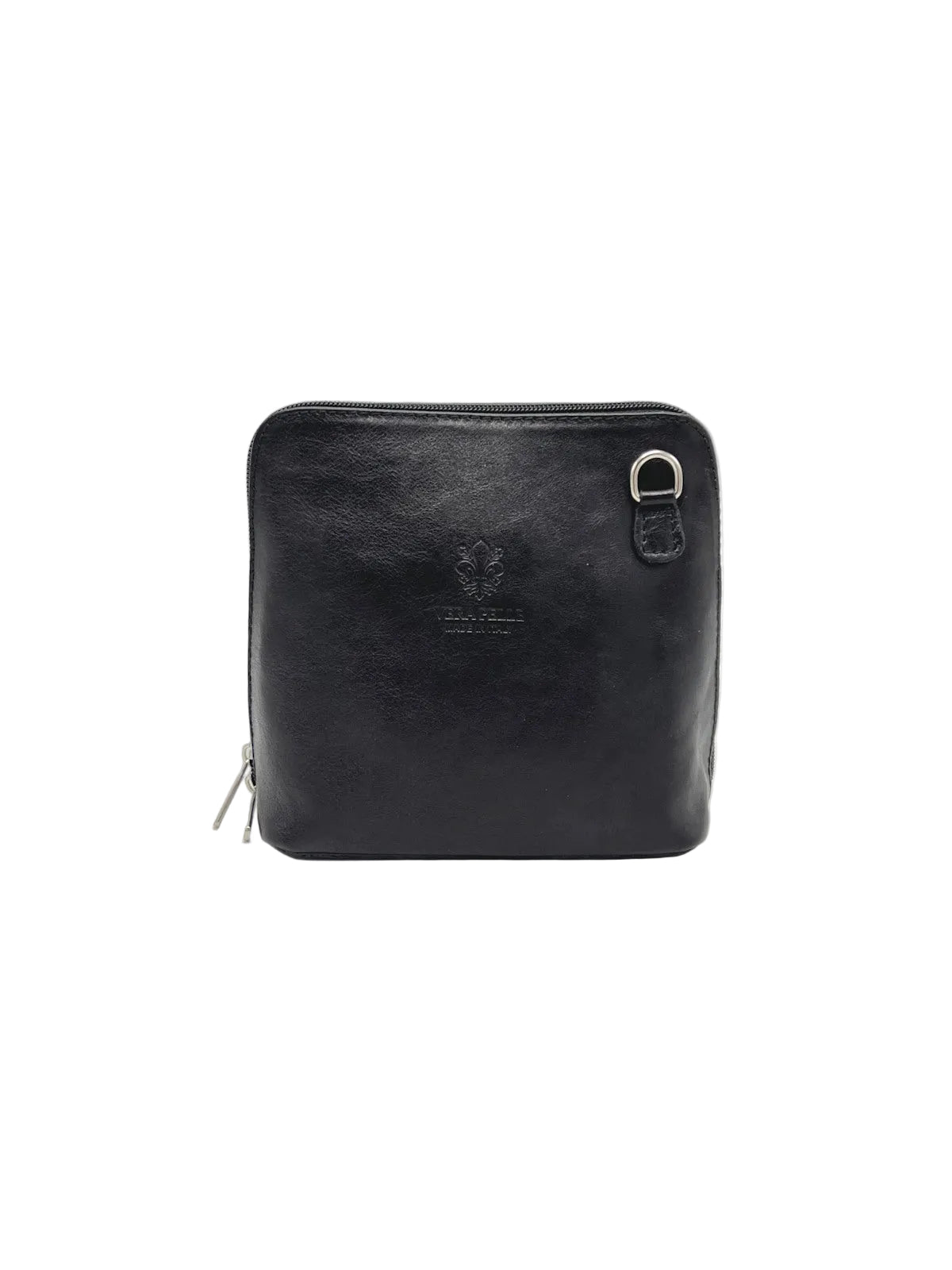 Genuine Leather Shoulder Bag, Made in Italy, art. 112758