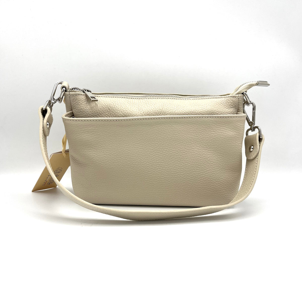 Genuine leather shoulder bag, for women, made in Italy, art. 112417.412