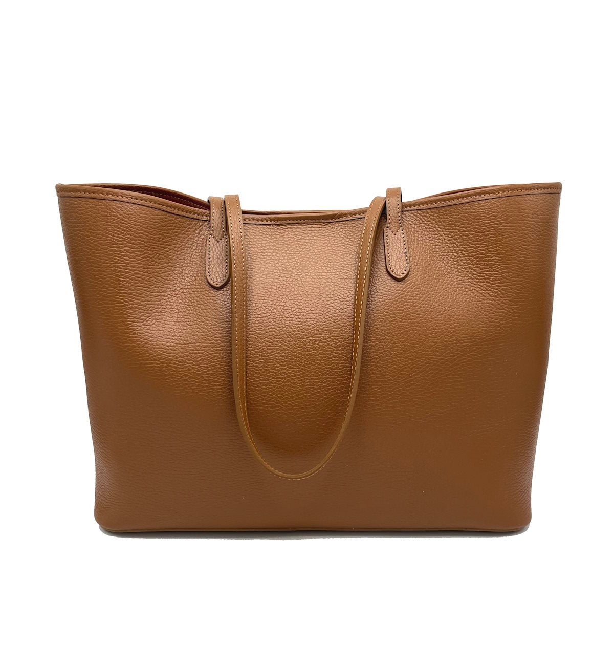 Genuine leather shopping bag, for women, Made in Italy, art. 112418