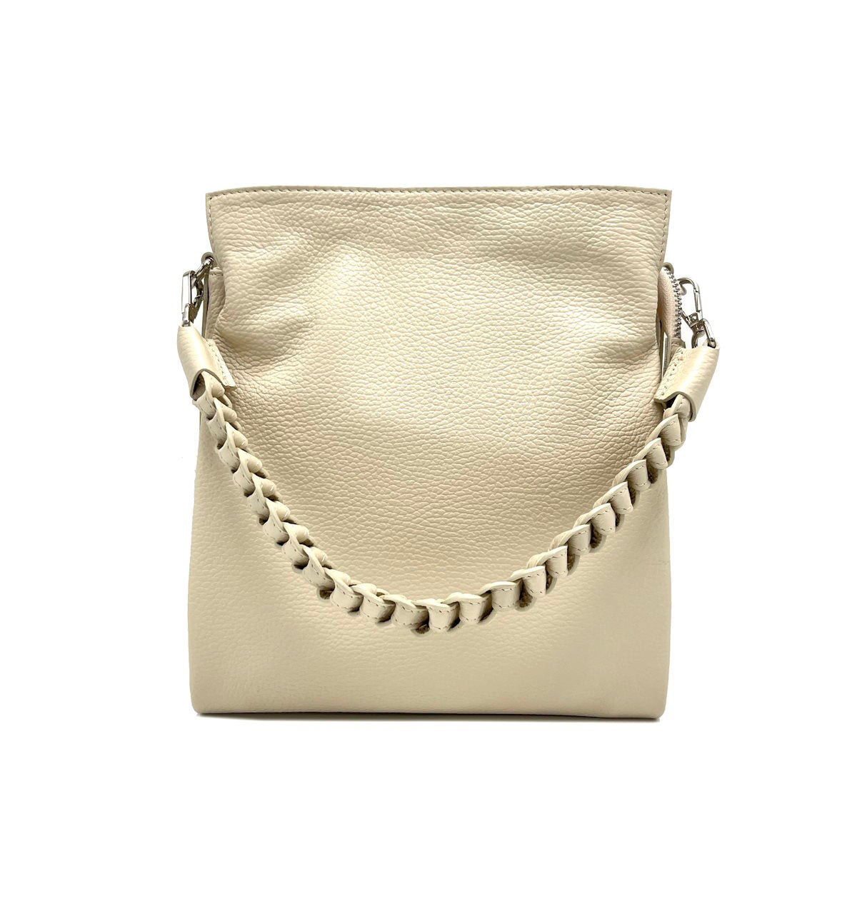 Genuine leather shoulder bag, for women, Made in Italy, art. 112419