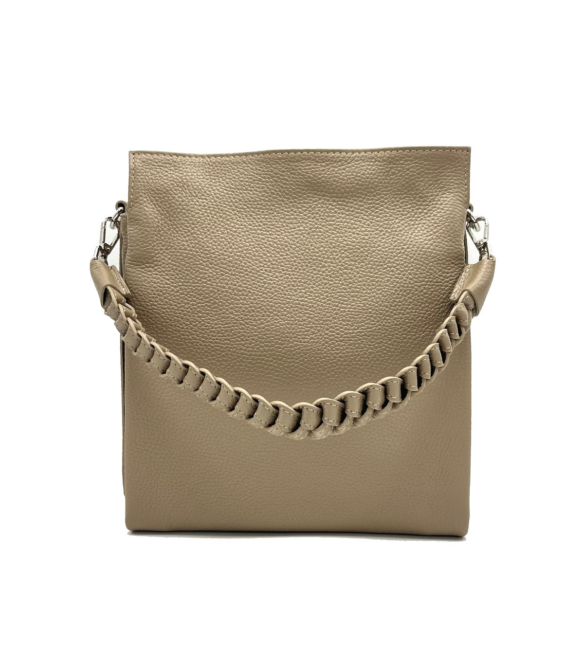 Genuine leather shoulder bag, for women, Made in Italy, art. 112419