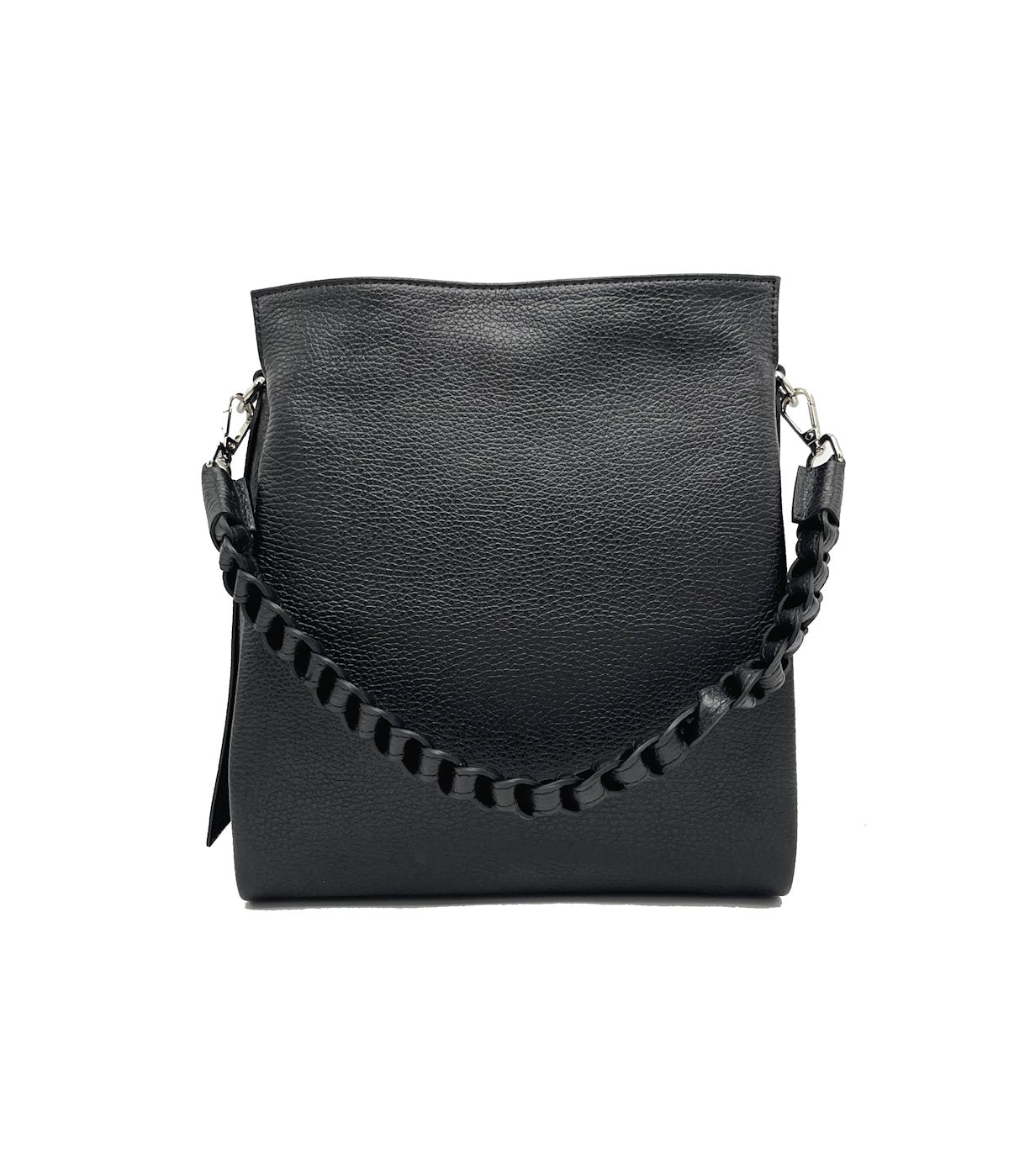 Genuine leather shoulder bag, for women, Made in Italy, art. 112419