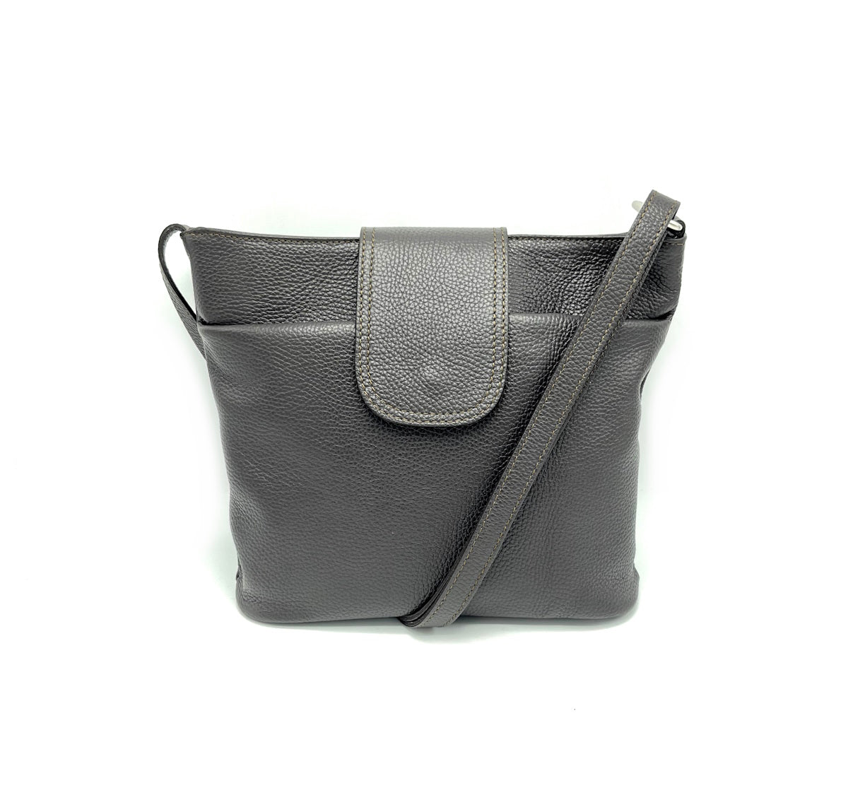 Genuine leather shoulder bag,Made in Italy, art. 112479