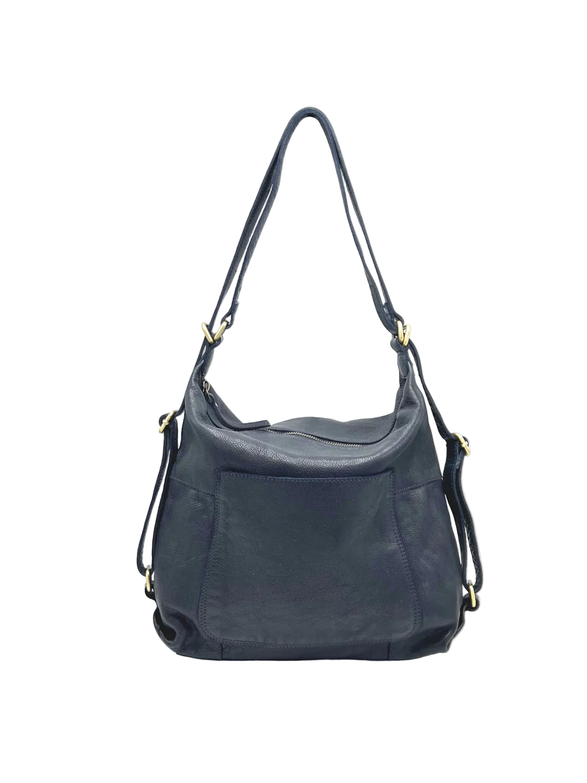 Genuine Leather Convertible Backpack Crossbody Bag, art. 1912