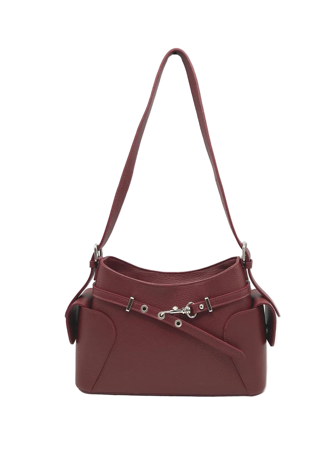 Women's Genuine Leather Shoulder Bag, Made in Italy, art. 112713