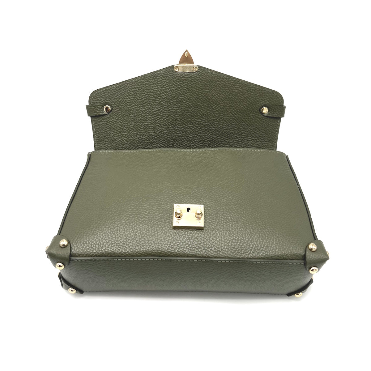 Genuine leather shoulder bag, Made in Italy, art. 112639