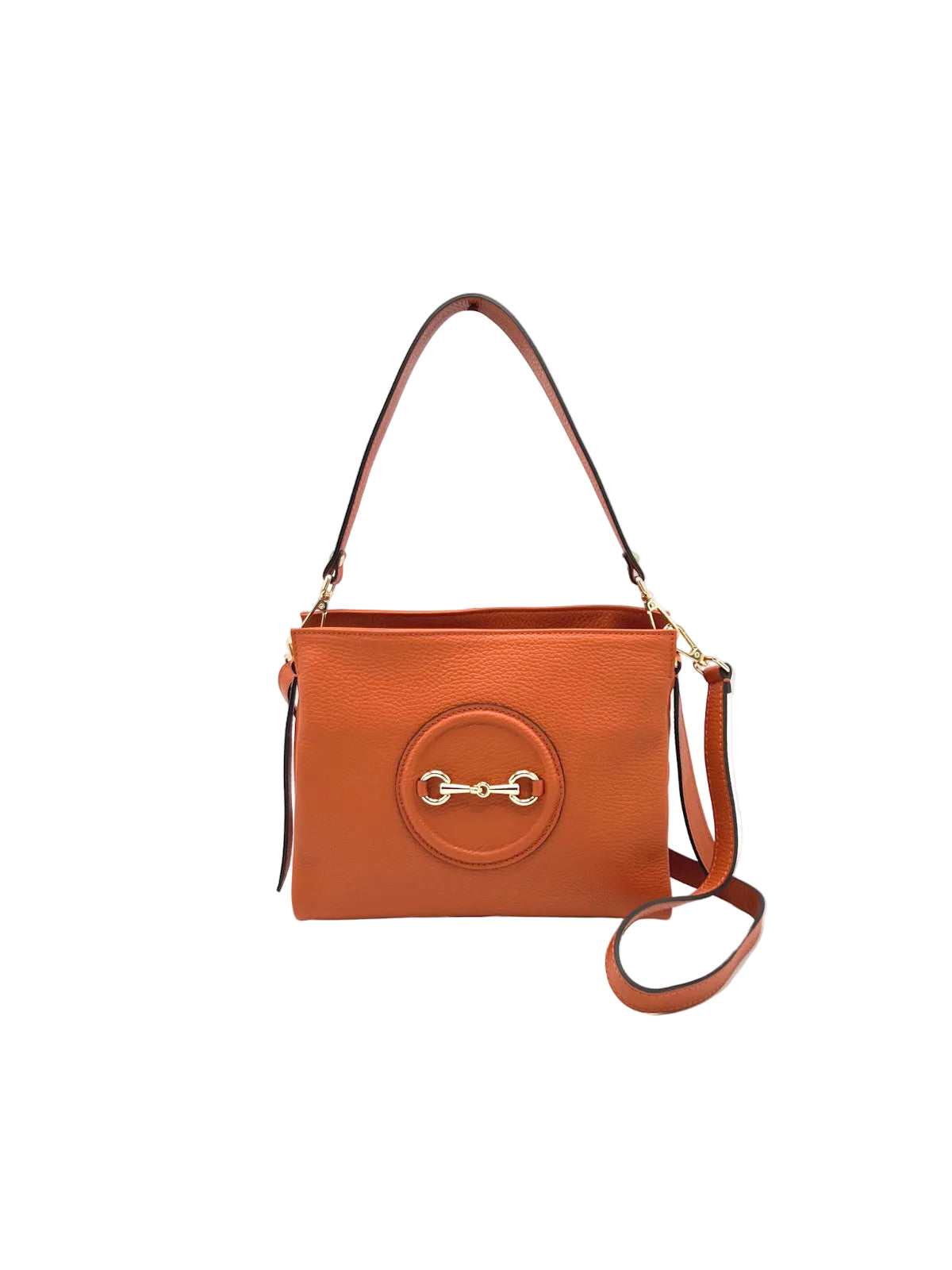 Genuine Leather Shoulder Bag, Made in Italy, art. 112770