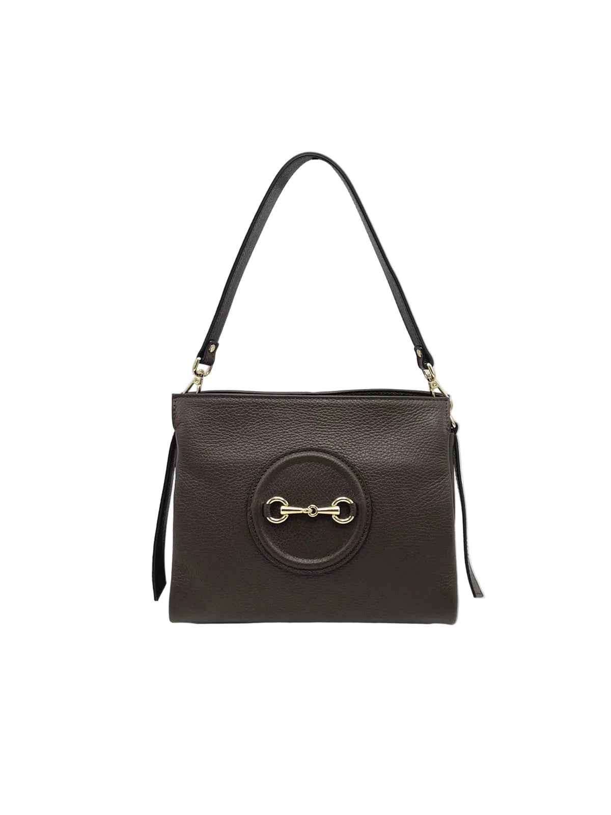 Genuine Leather Shoulder Bag, Made in Italy, art. 112770