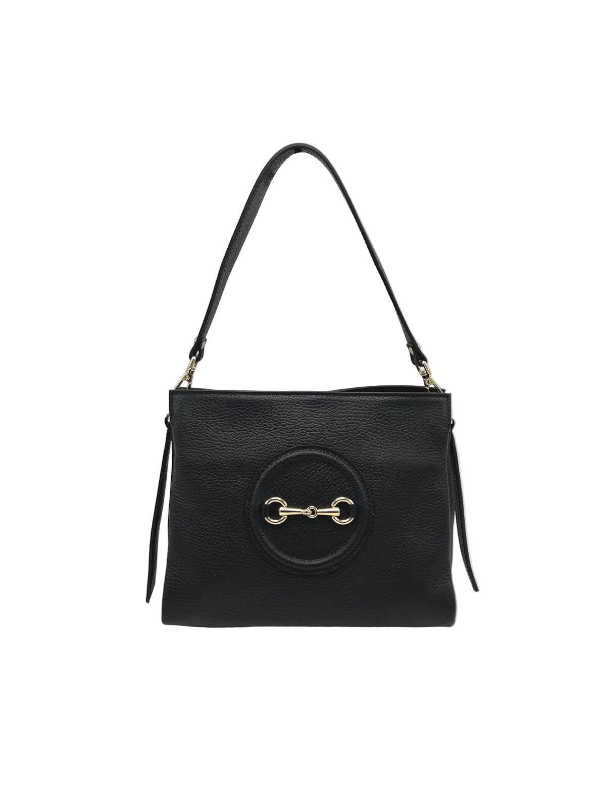 Genuine Leather Shoulder Bag, Made in Italy, art. 112770