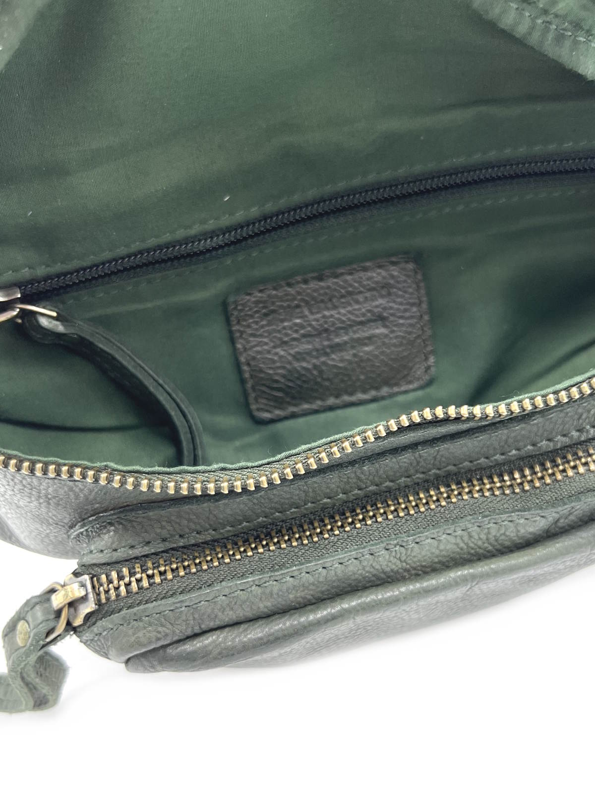 Vintage Leather Belt Bag, Made in Italy, art. 2074