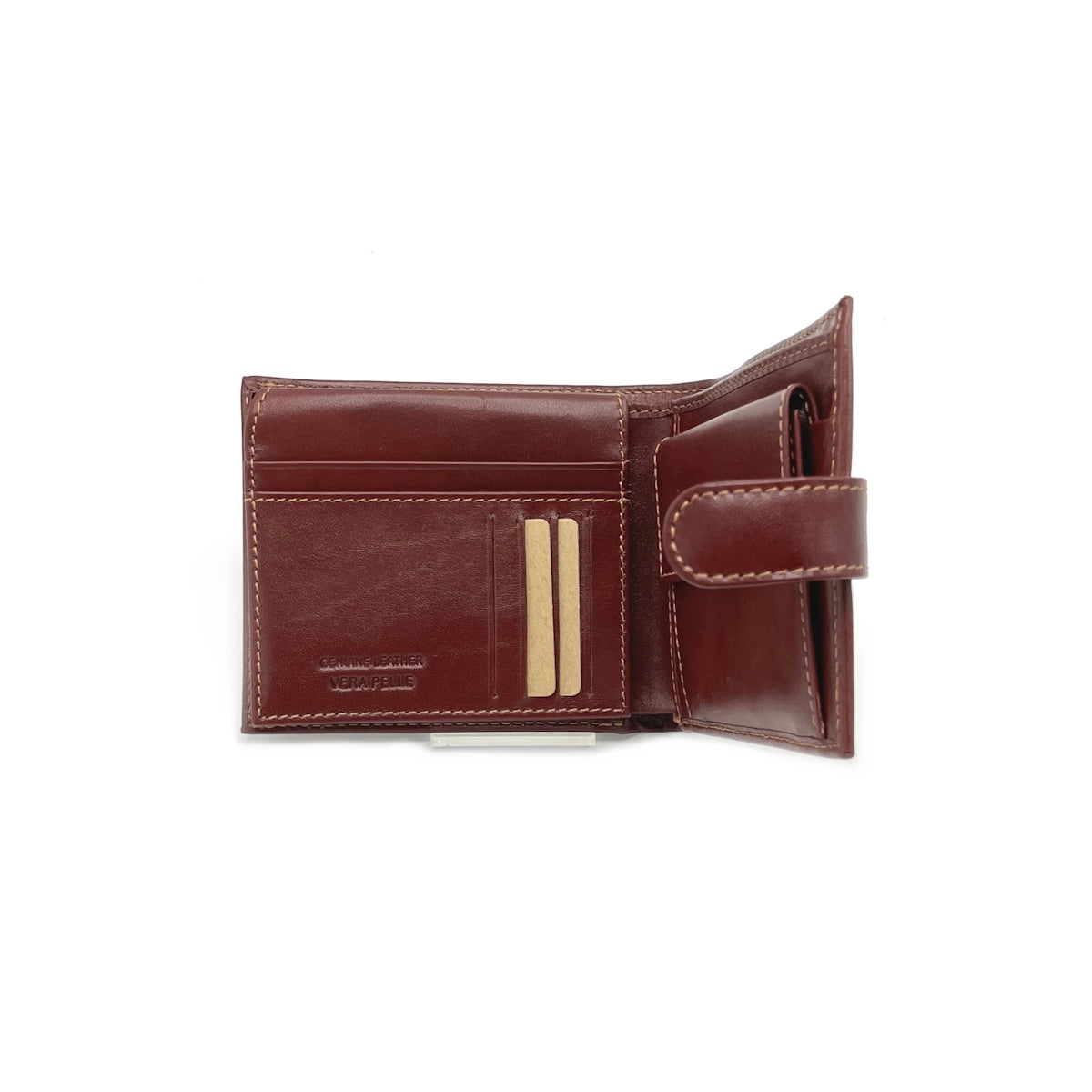 Buffered leather wallet for men, art. 58298