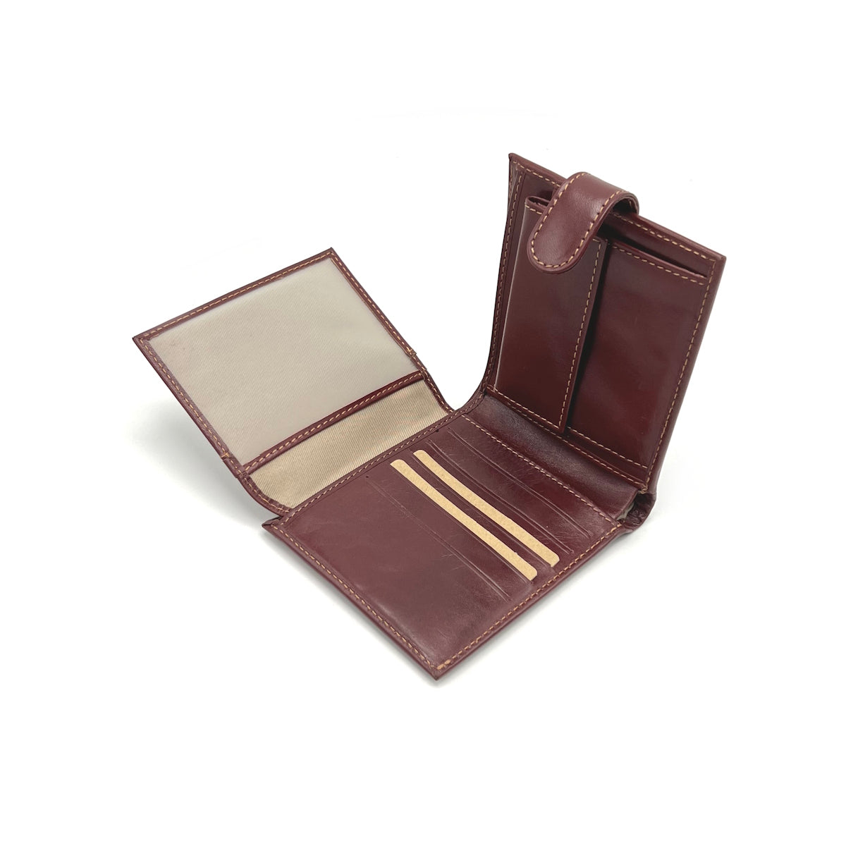 Buffered leather wallet for men, art. 58298