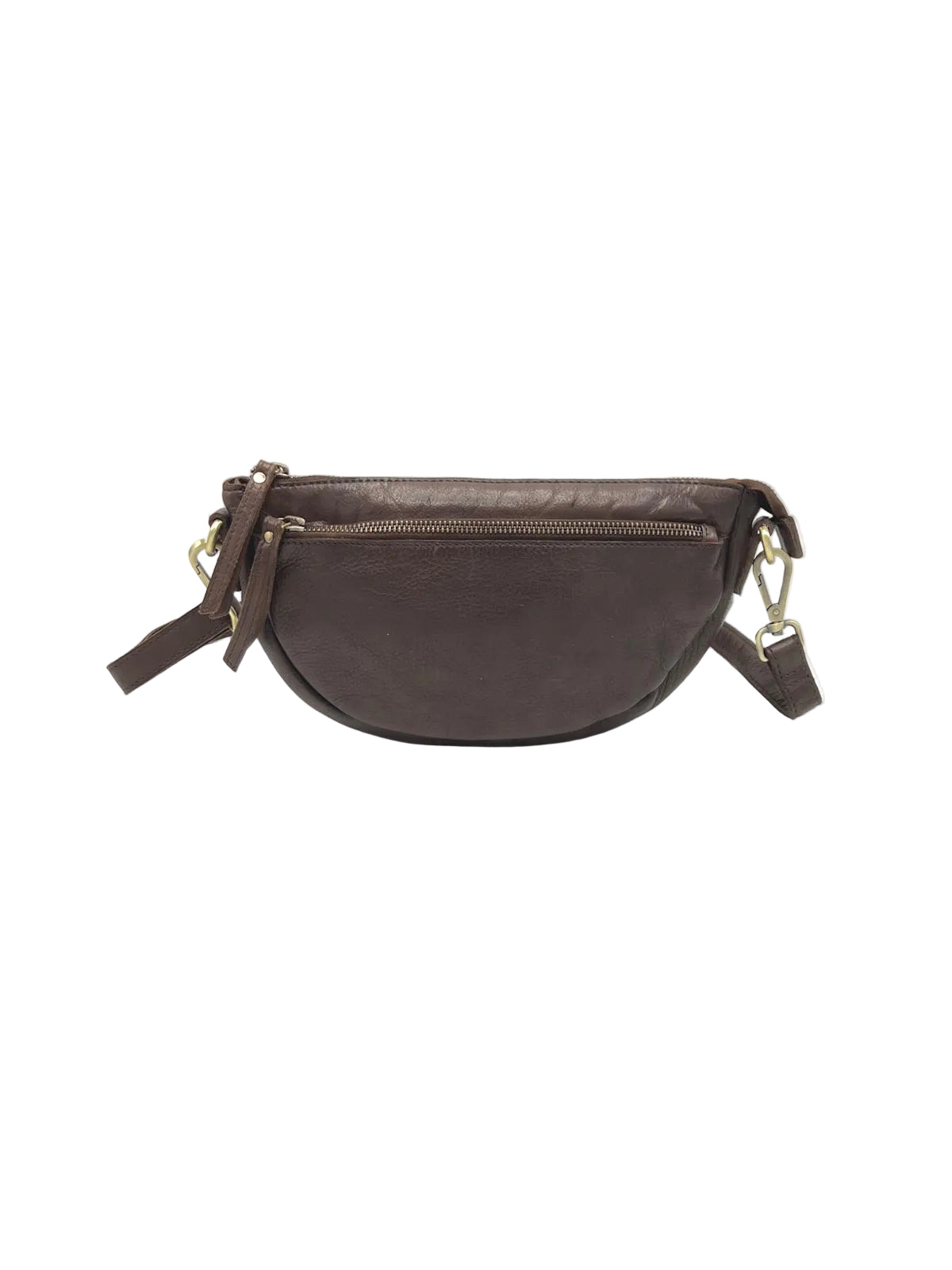 Small Genuine Leather Shoulder Bag, Made in Italy, art. 2032