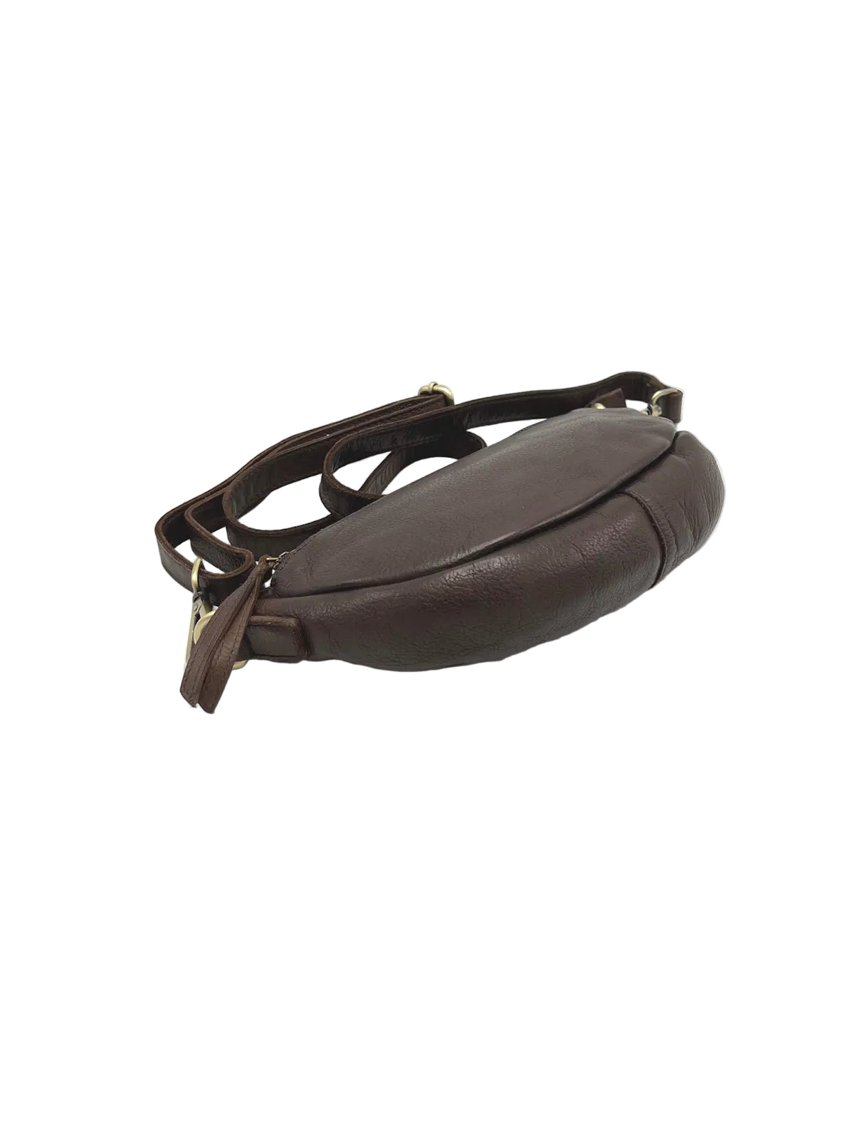 Small Genuine Leather Shoulder Bag, Made in Italy, art. 2032