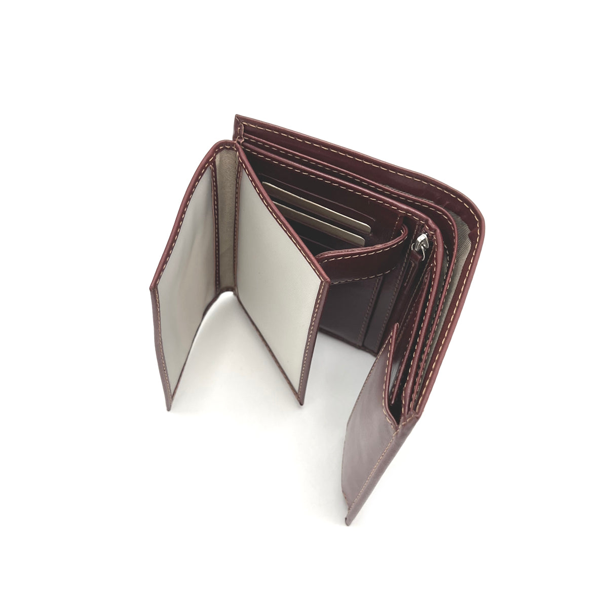 Buffered leather wallet for men, art. 58475
