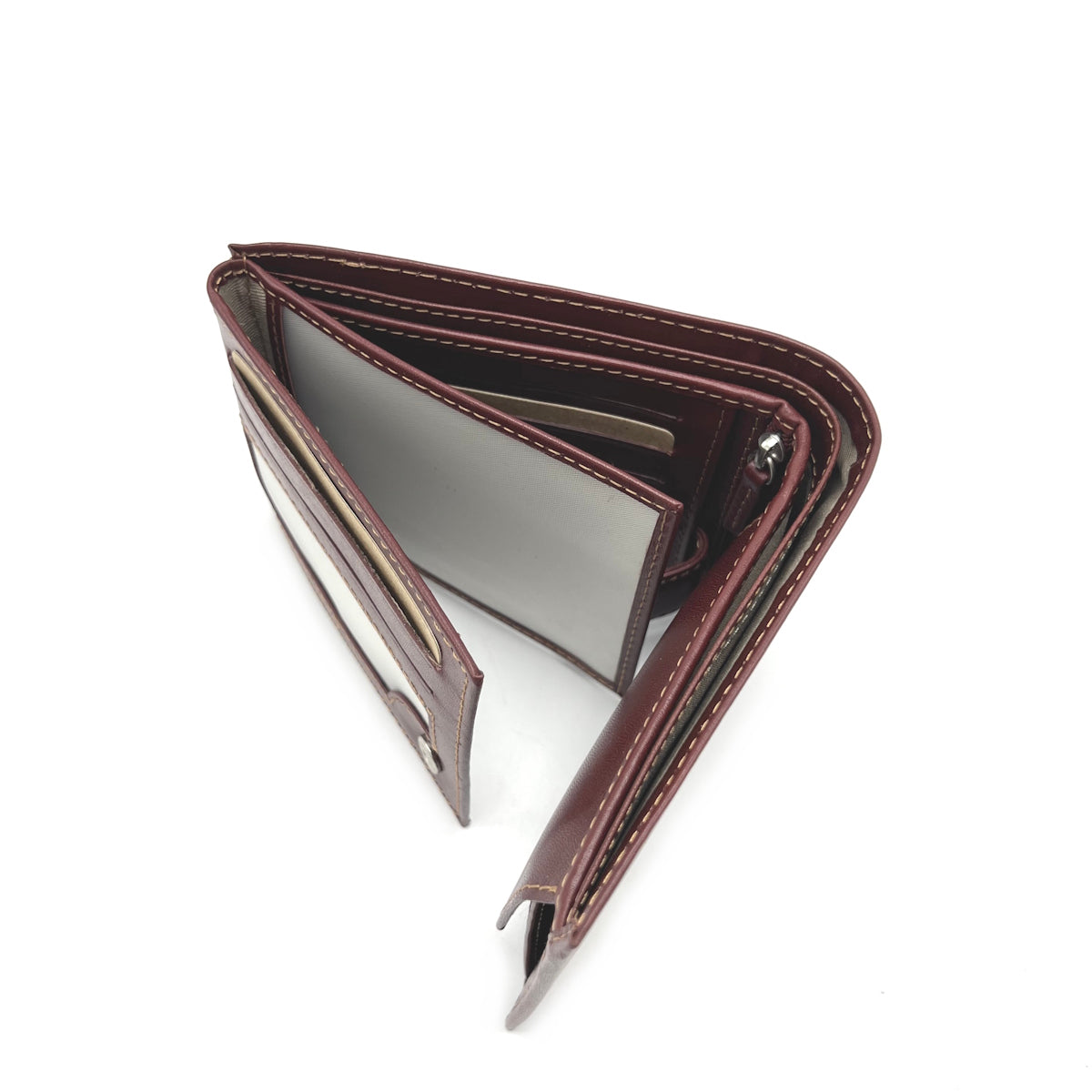 Buffered leather wallet for men, art. 58261