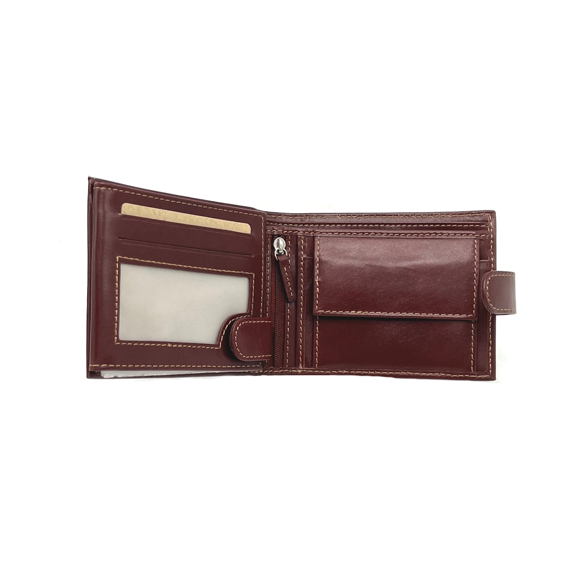 Buffered leather wallet for men, art. 58260
