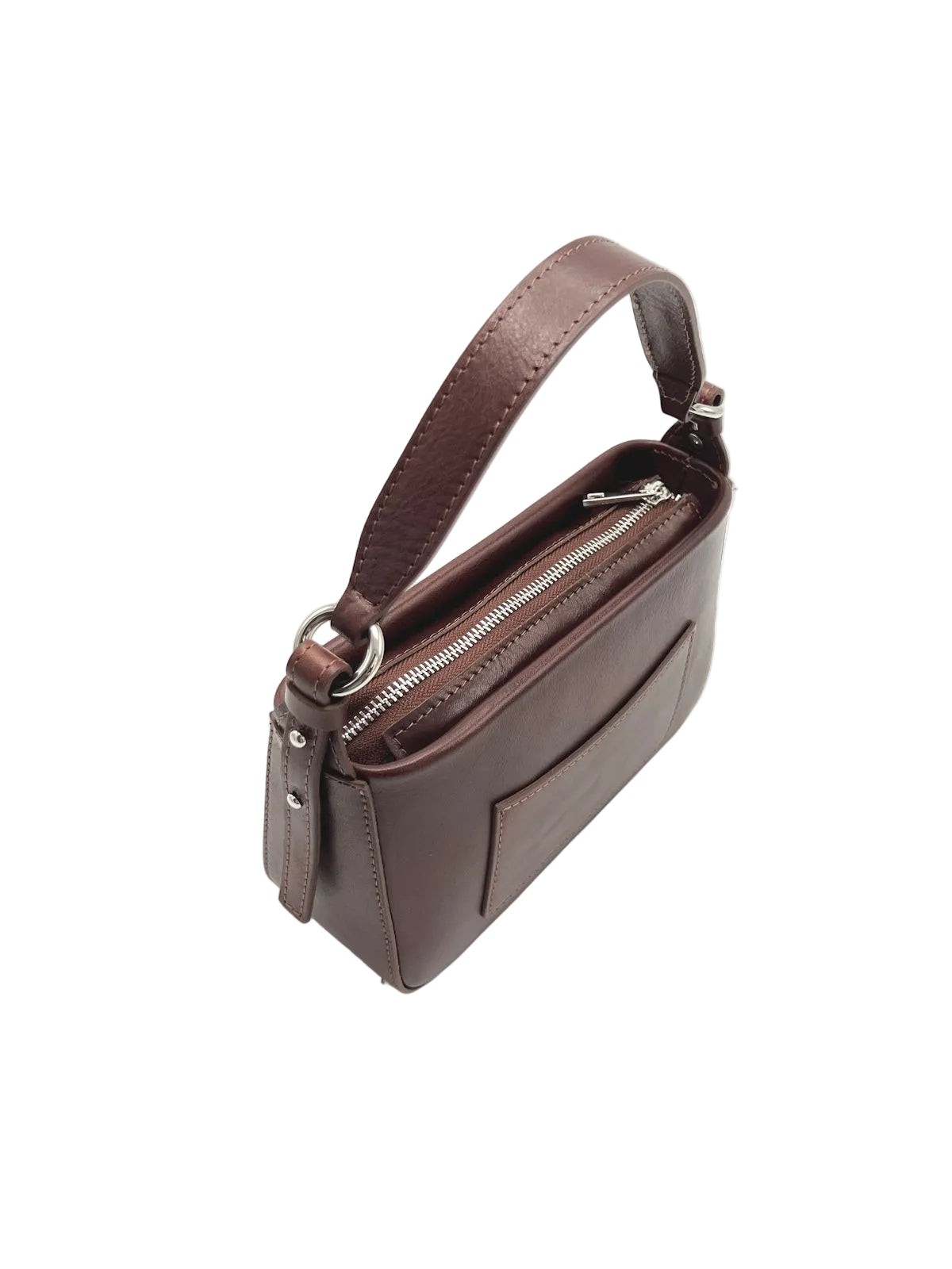 Small Genuine Leather Shoulder Bag, Made in Italy, art. 112769