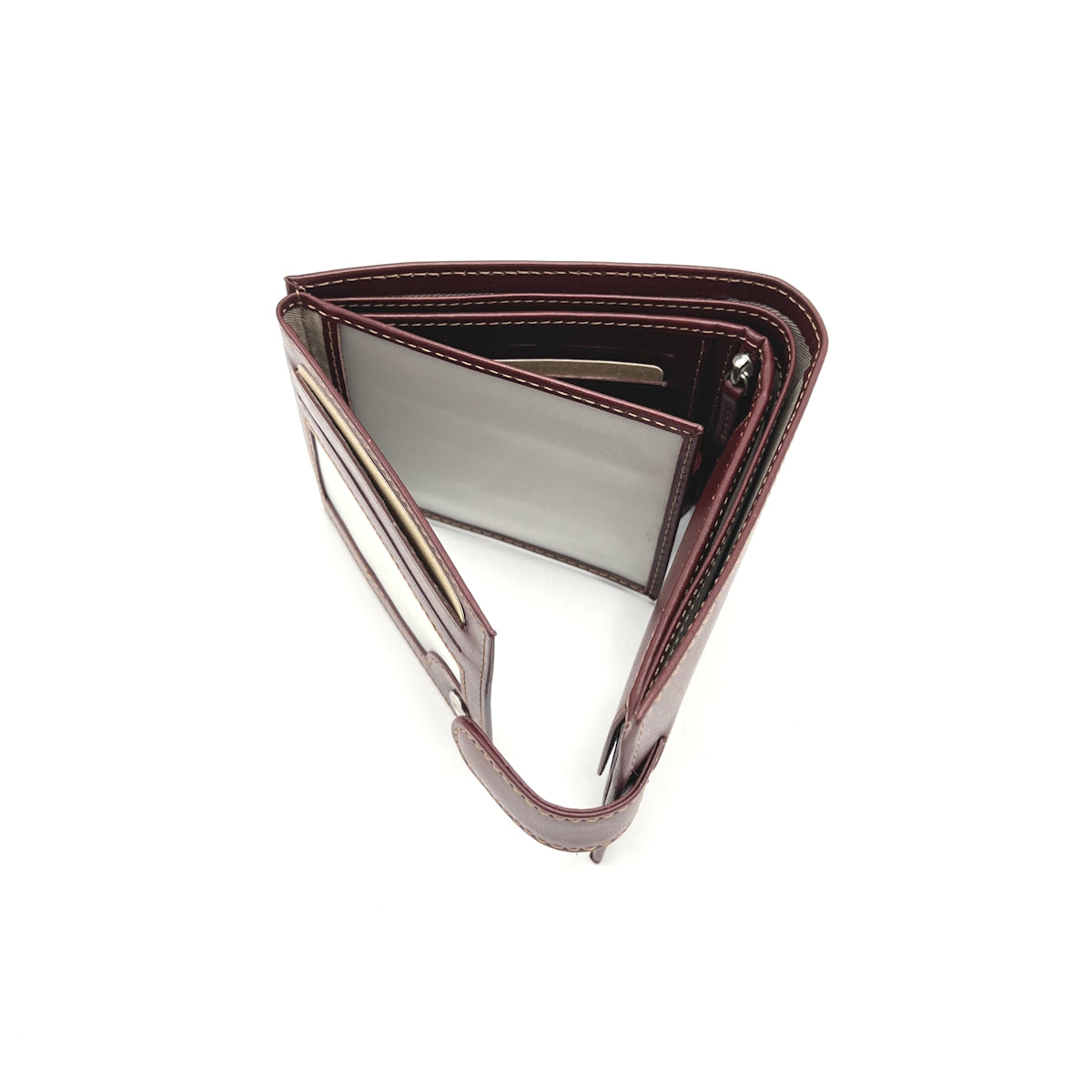 Buffered leather wallet for men, art. 58260