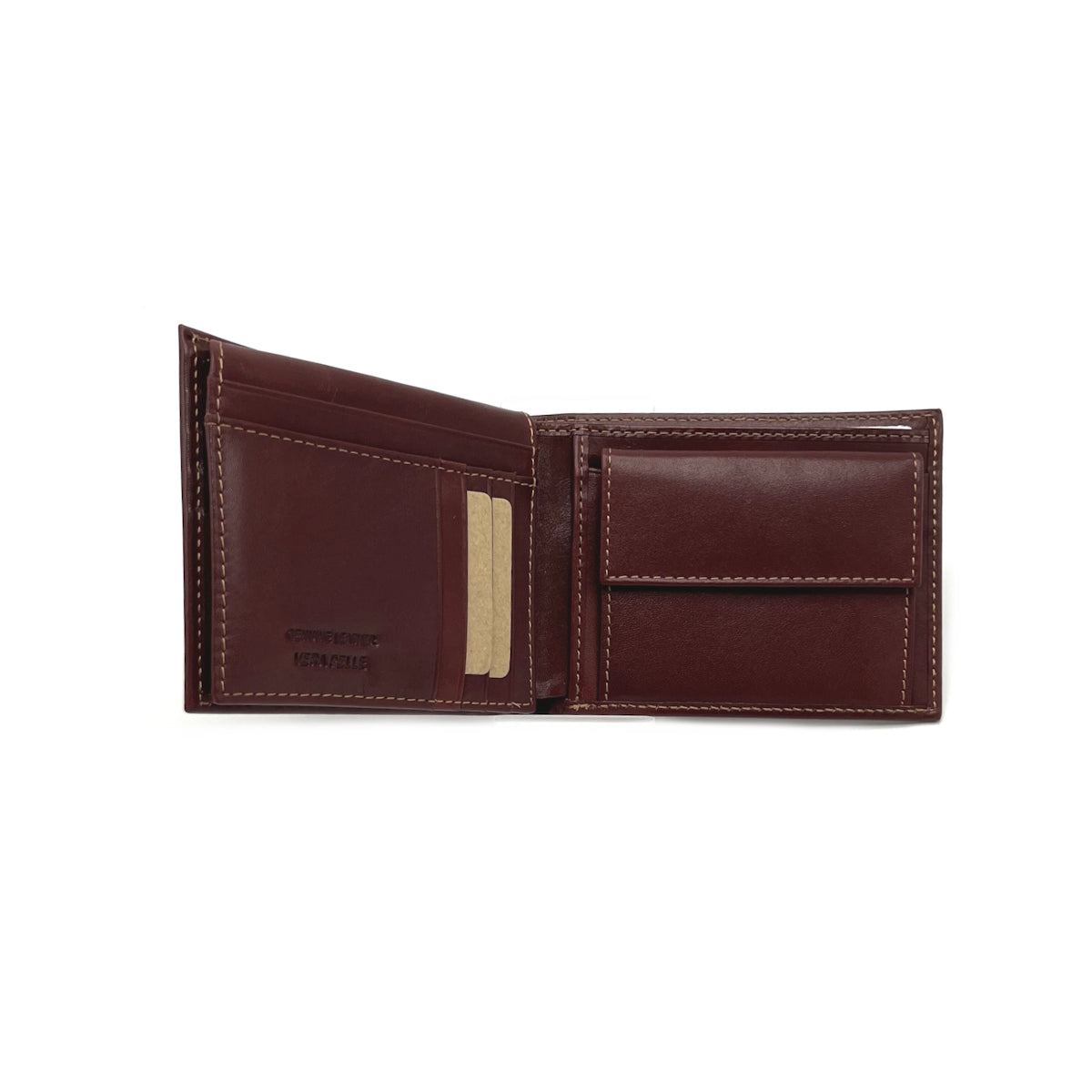 Buffered leather wallet for men, art. 58292