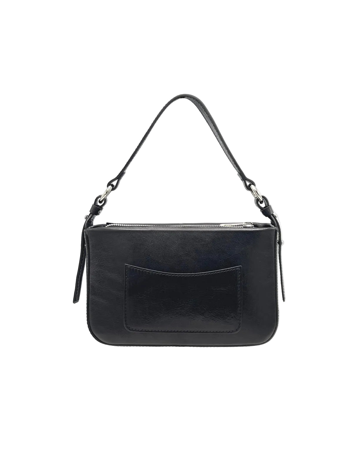 Small Genuine Leather Shoulder Bag, Made in Italy, art. 112769