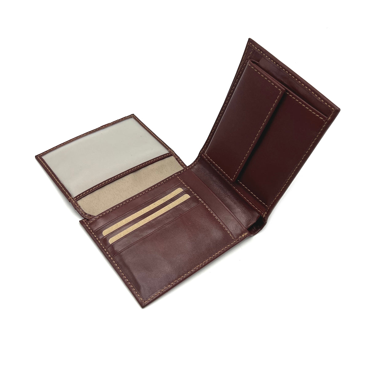 Buffered leather wallet for men, art. 58292