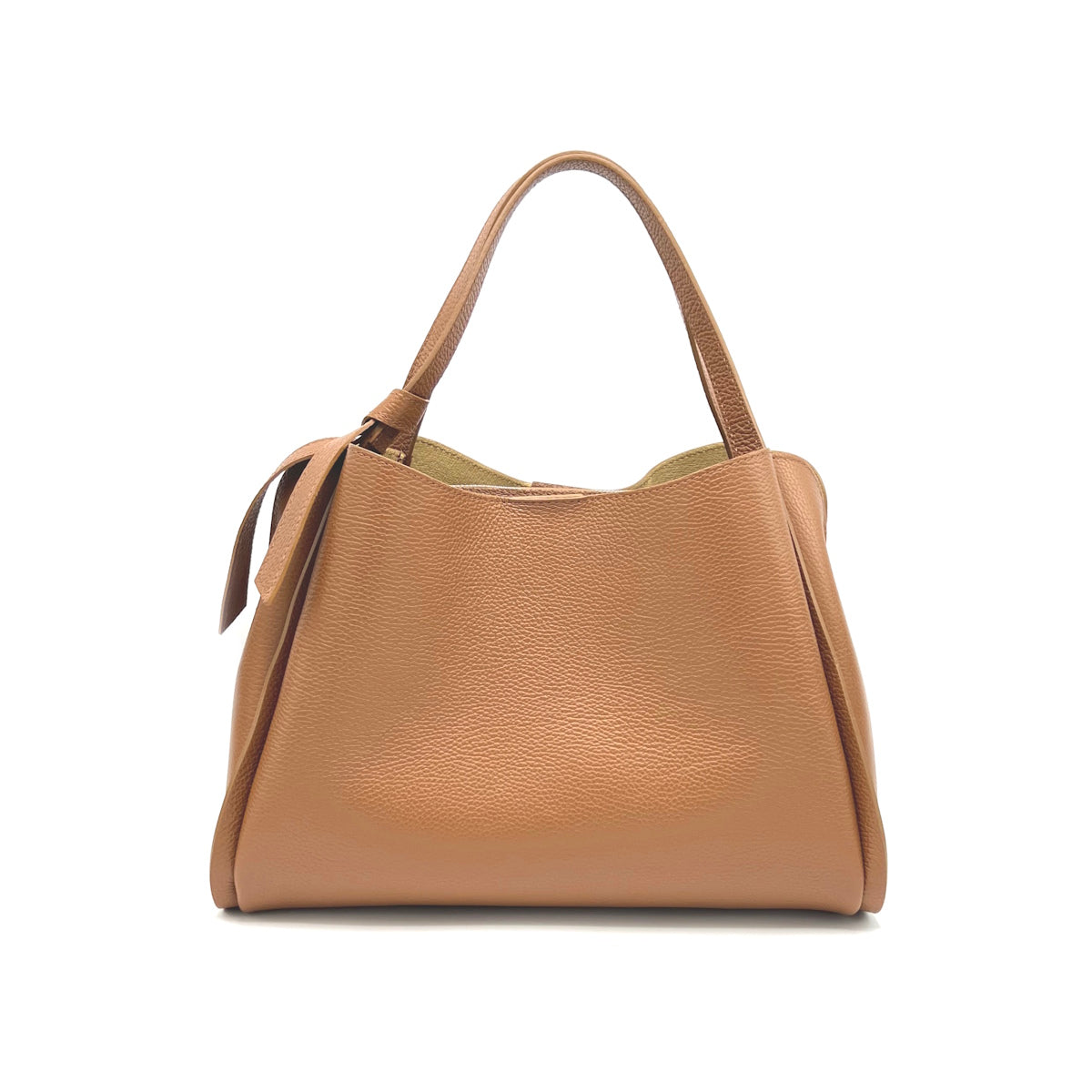 Genuine leather hand bag XL, Made in Italy, art. 112643