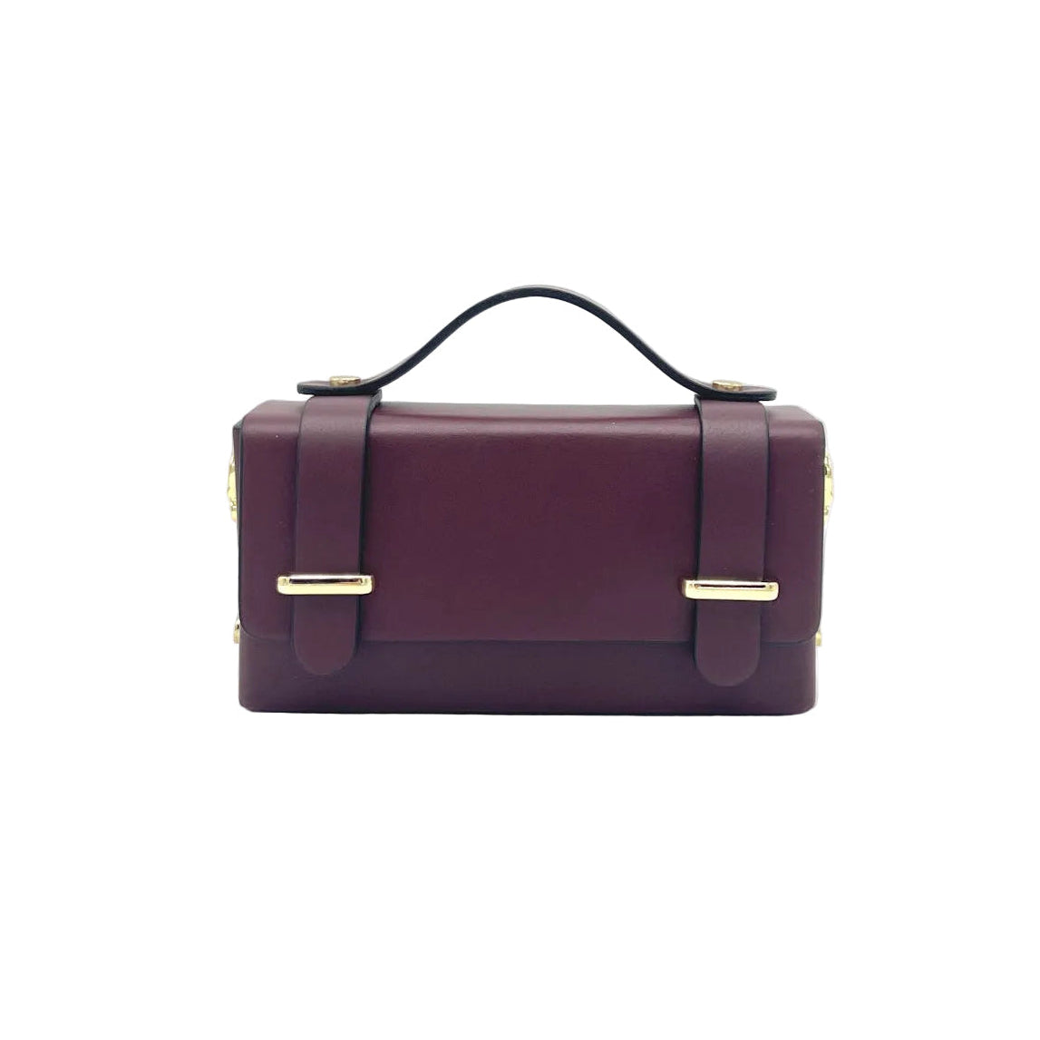 Genuine leather mini clutch bag with chain, Made in Italy, art. 112591New