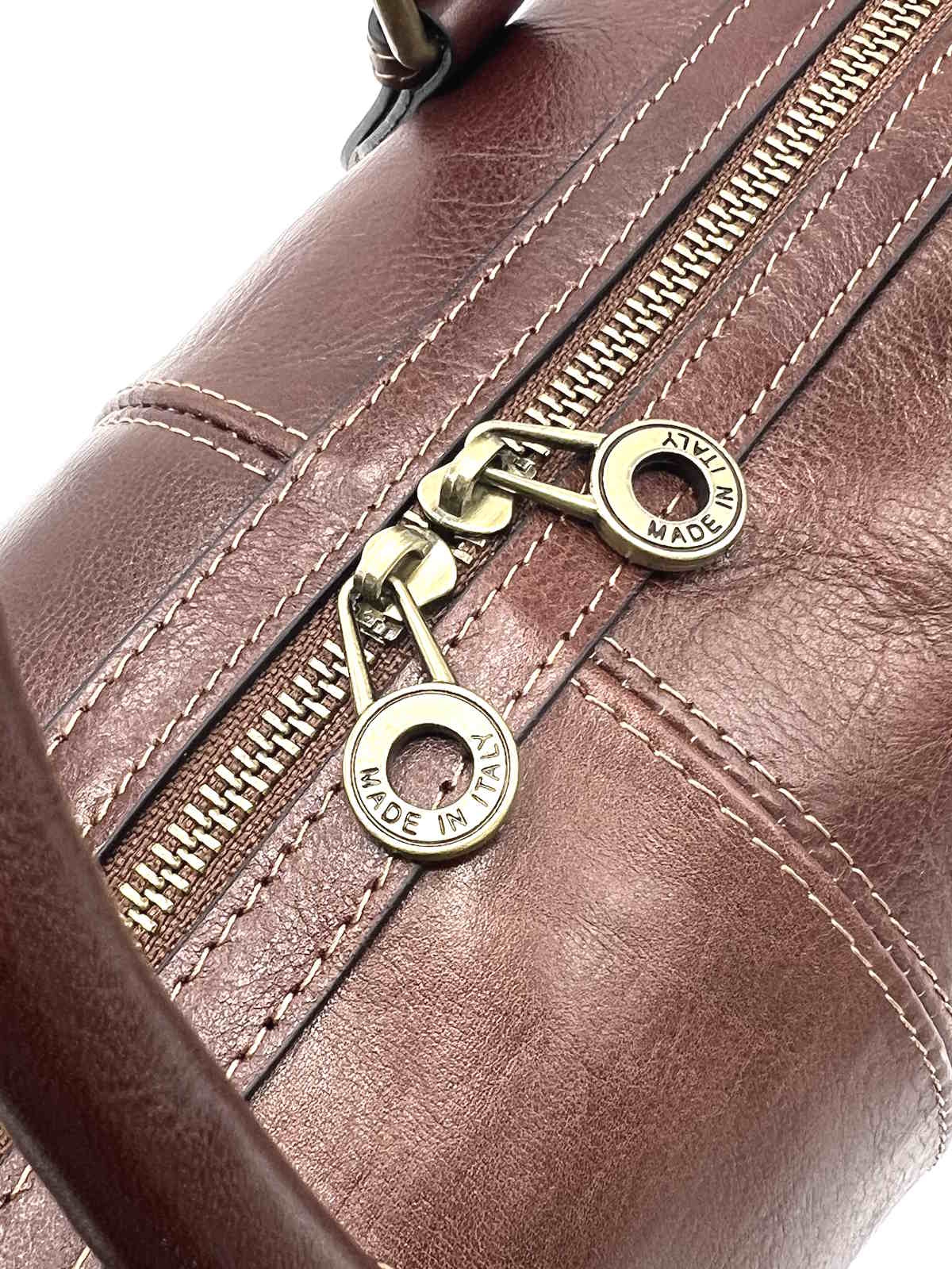 Genuine Leather Boston Satchel Bag for Women, Made in Italy, art. 112773